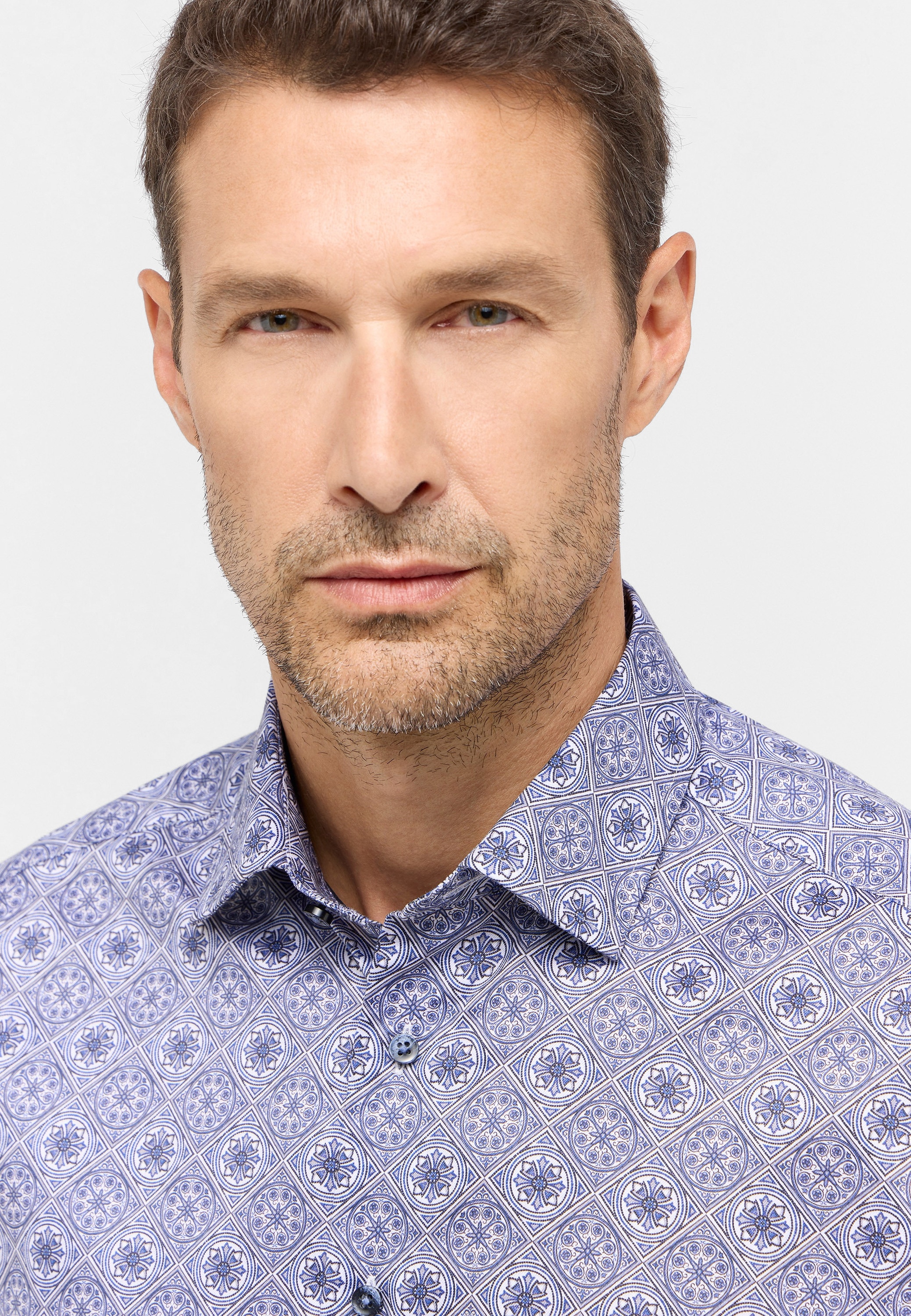 Eterna Langarmhemd »COMFORT FIT« NON IRON (bügelfrei)