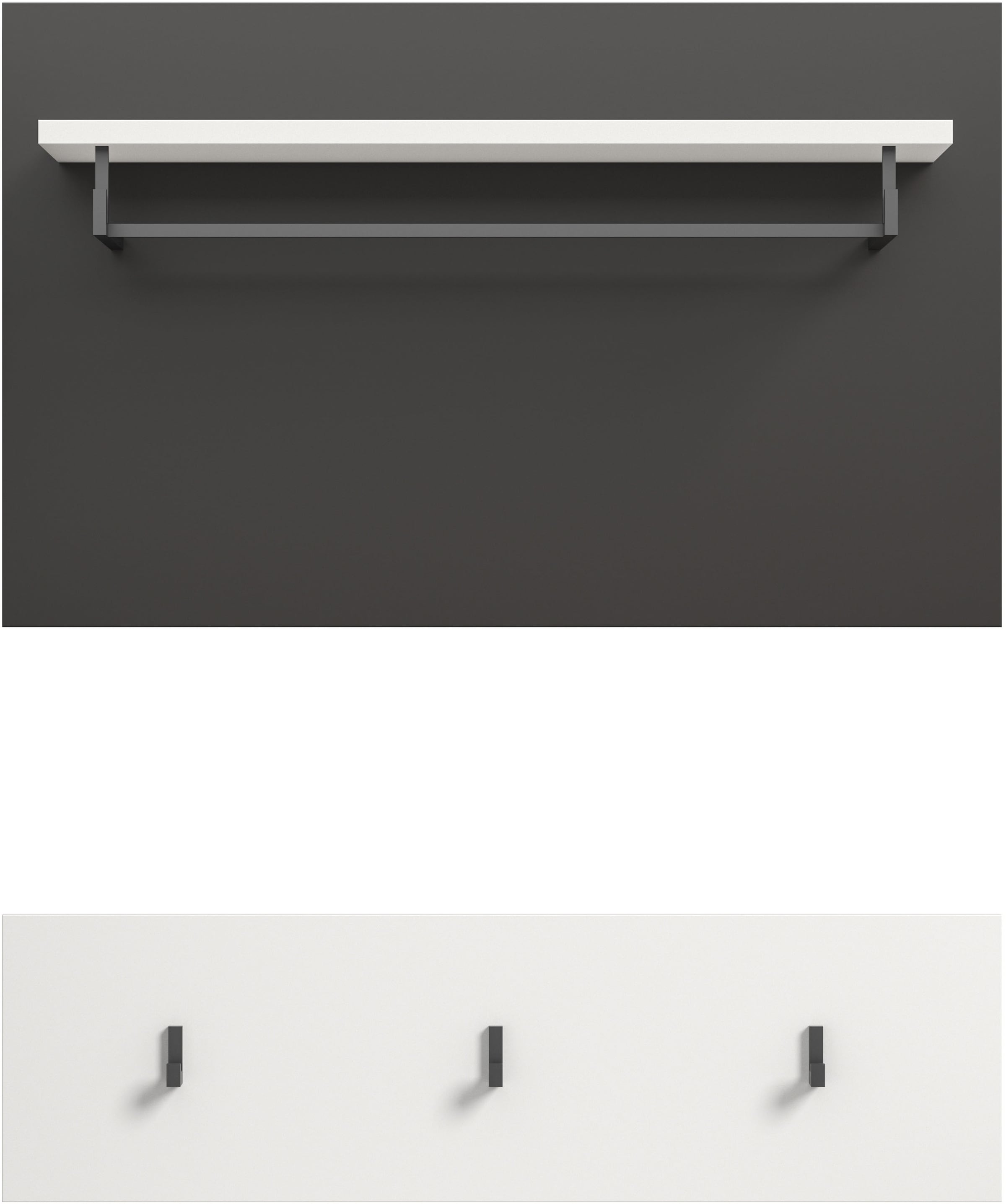 Home affaire Garderobenpaneel "REHAT, TOPSELLER, 2-teilig, bestehend aus: P günstig online kaufen