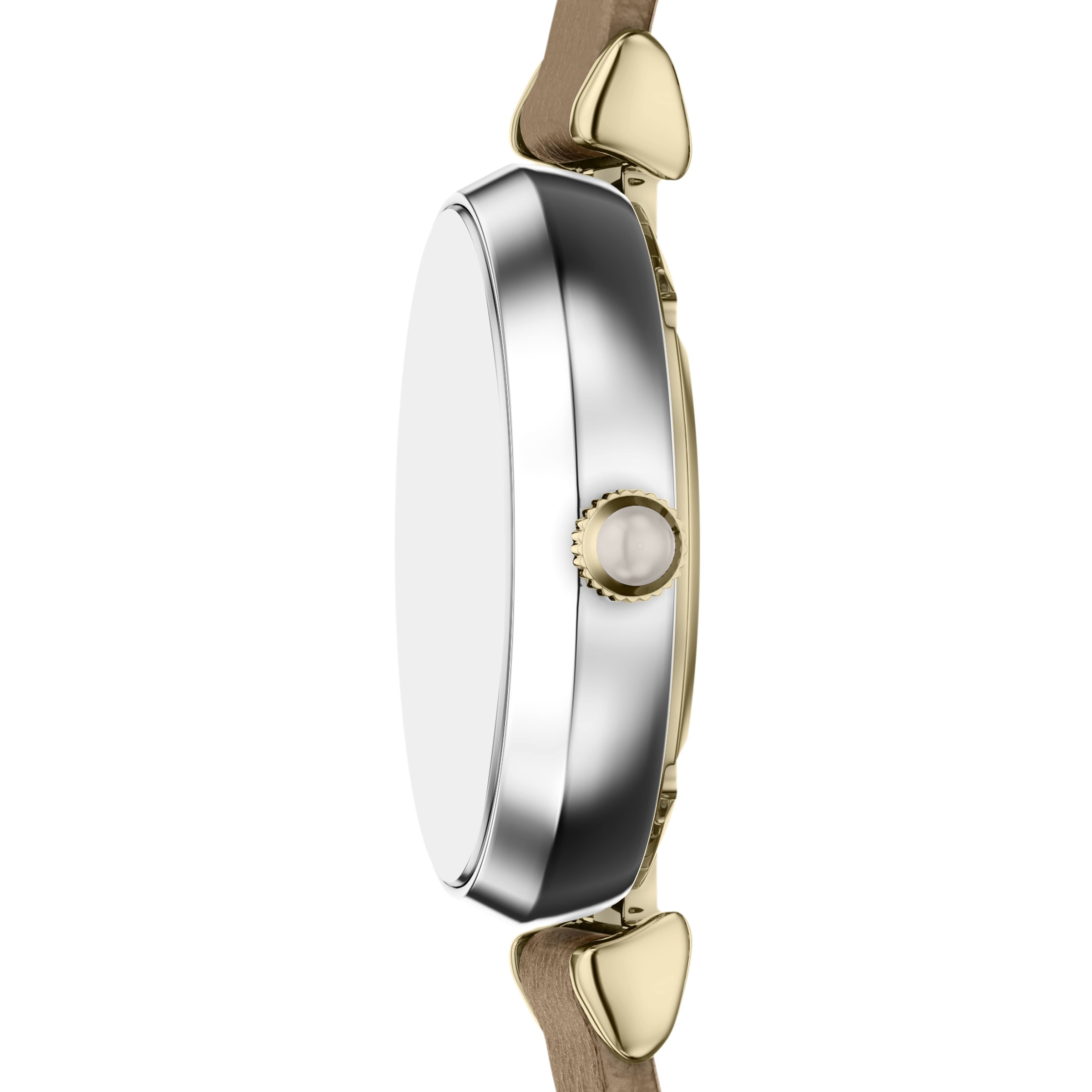 Emporio Armani Quarzuhr Armbanduhr, Damenuhr, Lederarmband, analog