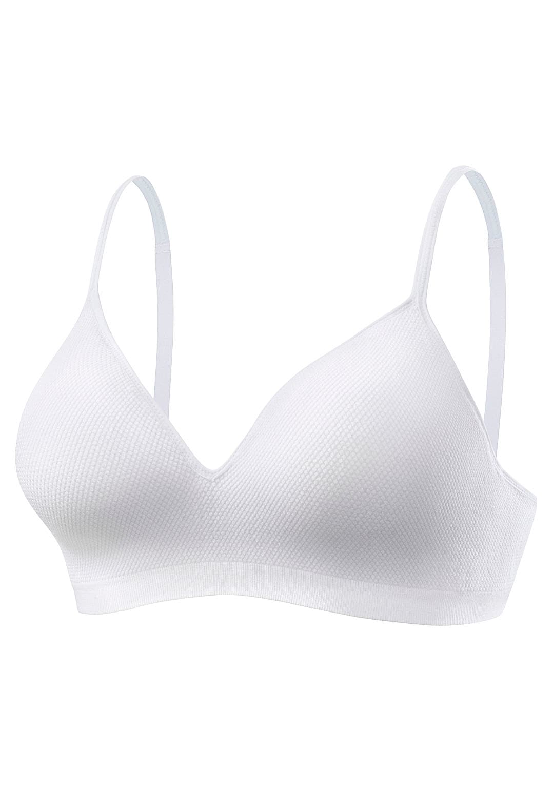 LASCANA Push-up-BH »COMFY BRA«, ohne Bügel aus weicher Baumwollqualität, Basic Dessous