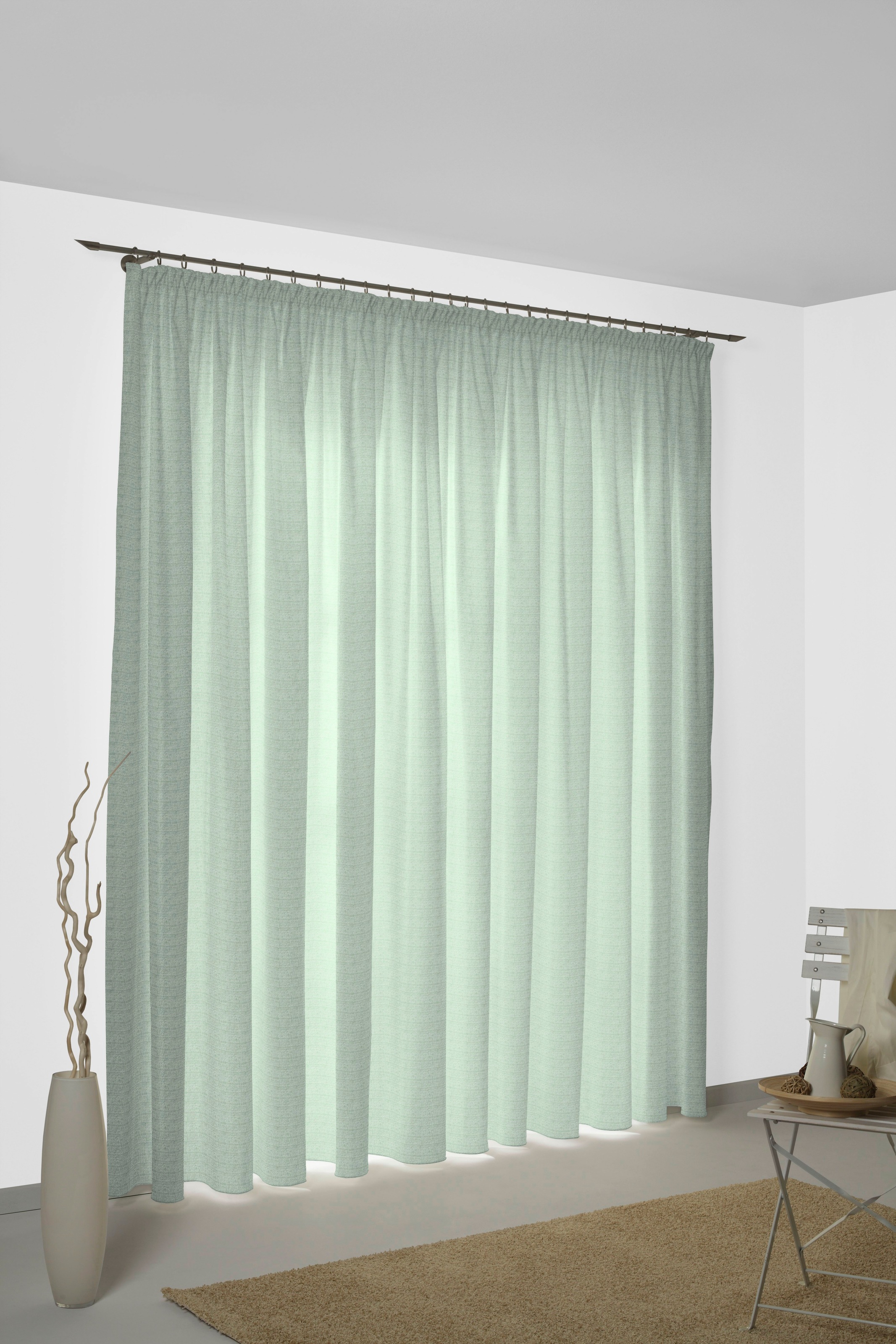 Wirth Vorhang "Berwick" Kräuselband 1 Stk. tlg. günstig online kaufen