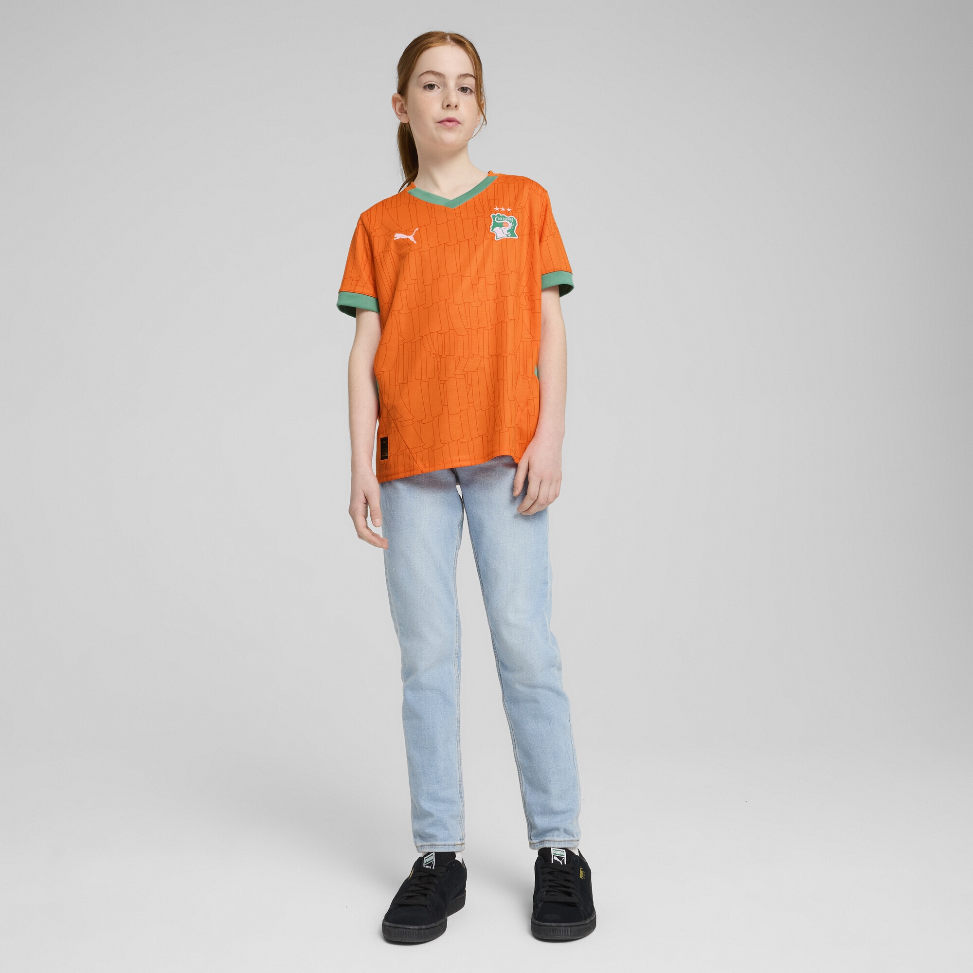 PUMA Trainingsshirt »Elfenbeinküste 2025 Heimtrikot Jugendliche«
