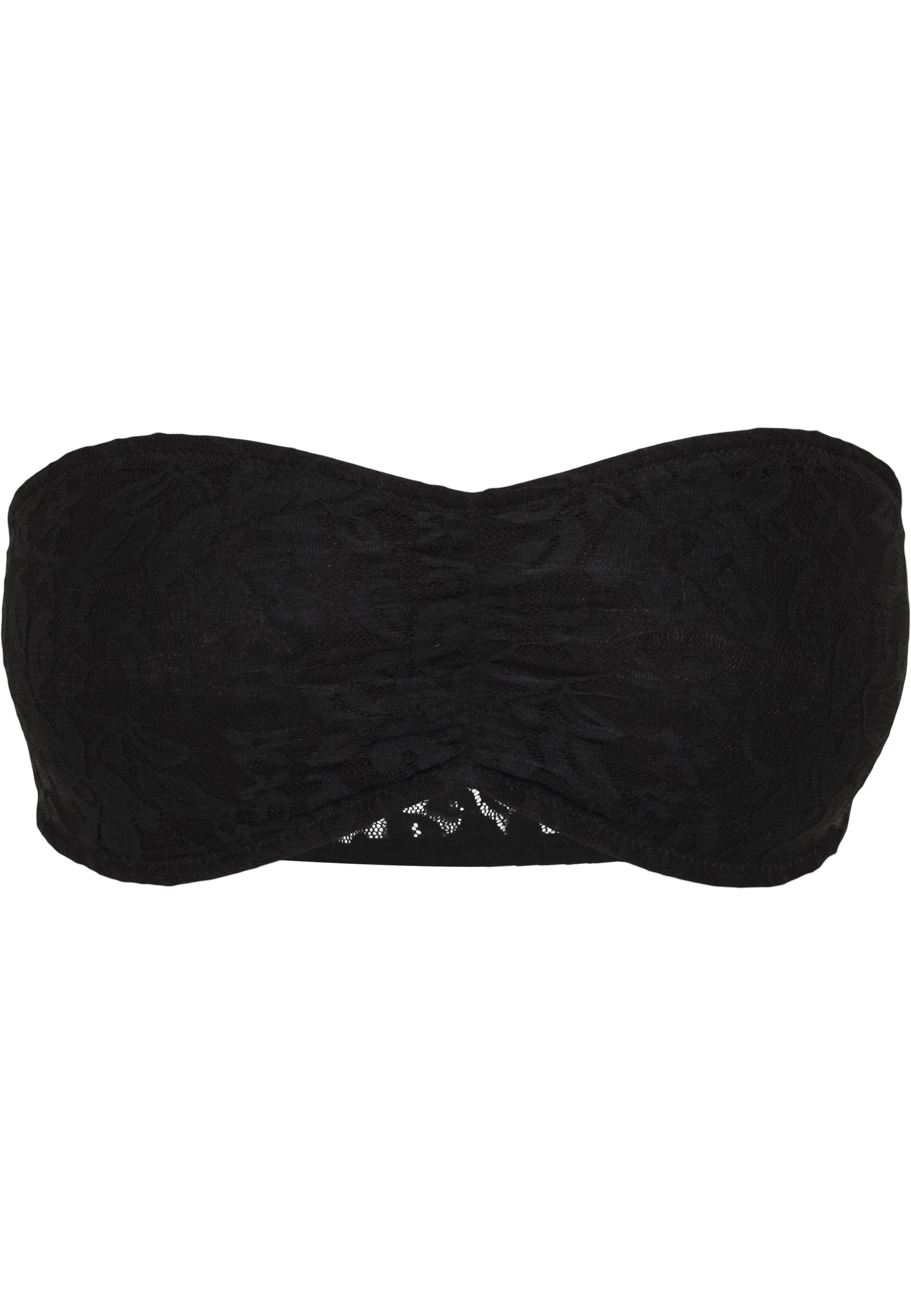 URBAN CLASSICS Sport-BH "Urban Classics Damen Ladies Laces Bandeau" günstig online kaufen