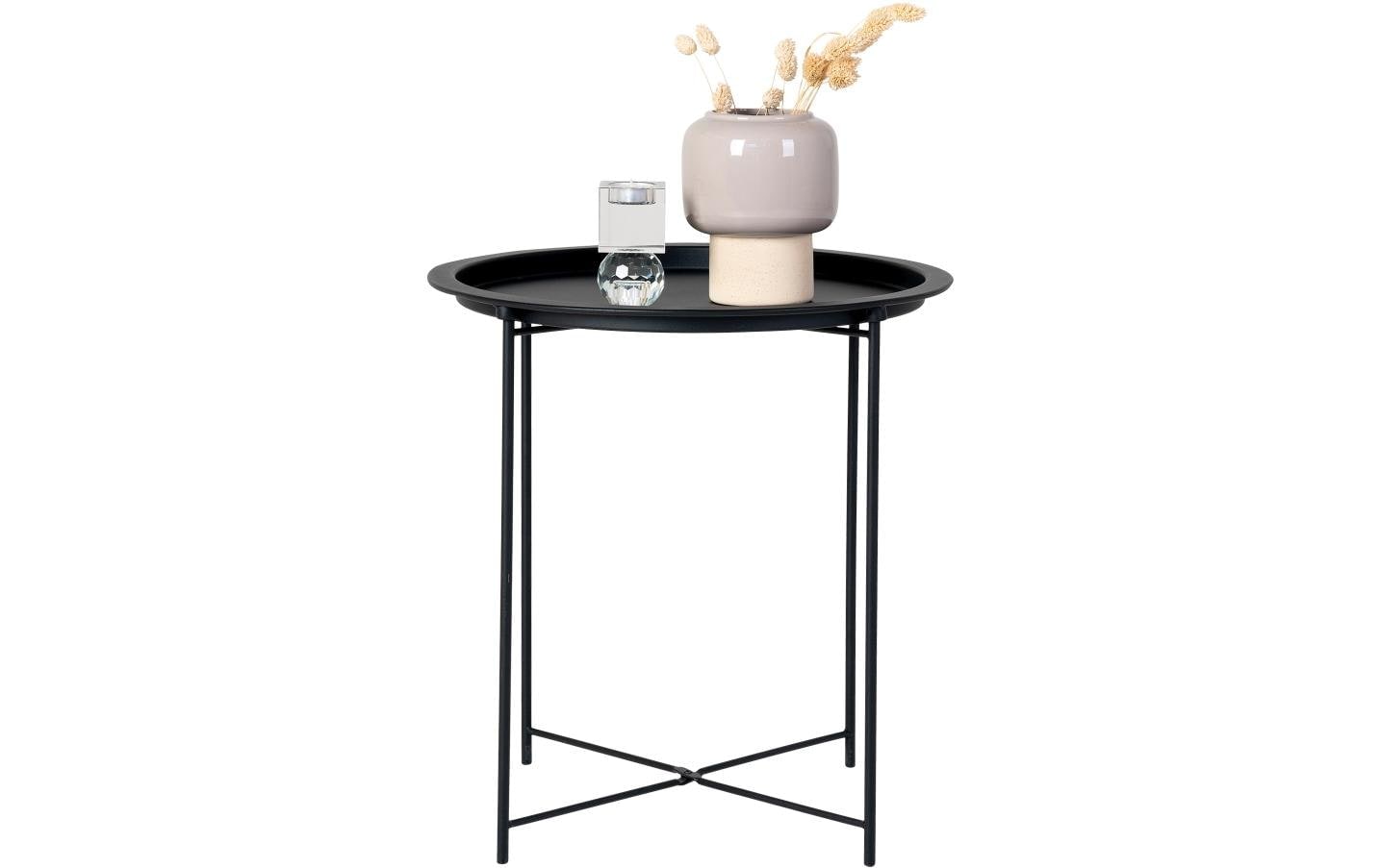 House Nordic Beistelltisch »House Nordic Beistelltisch Bastia 50.5 x 46.8 cm, Schwarz«