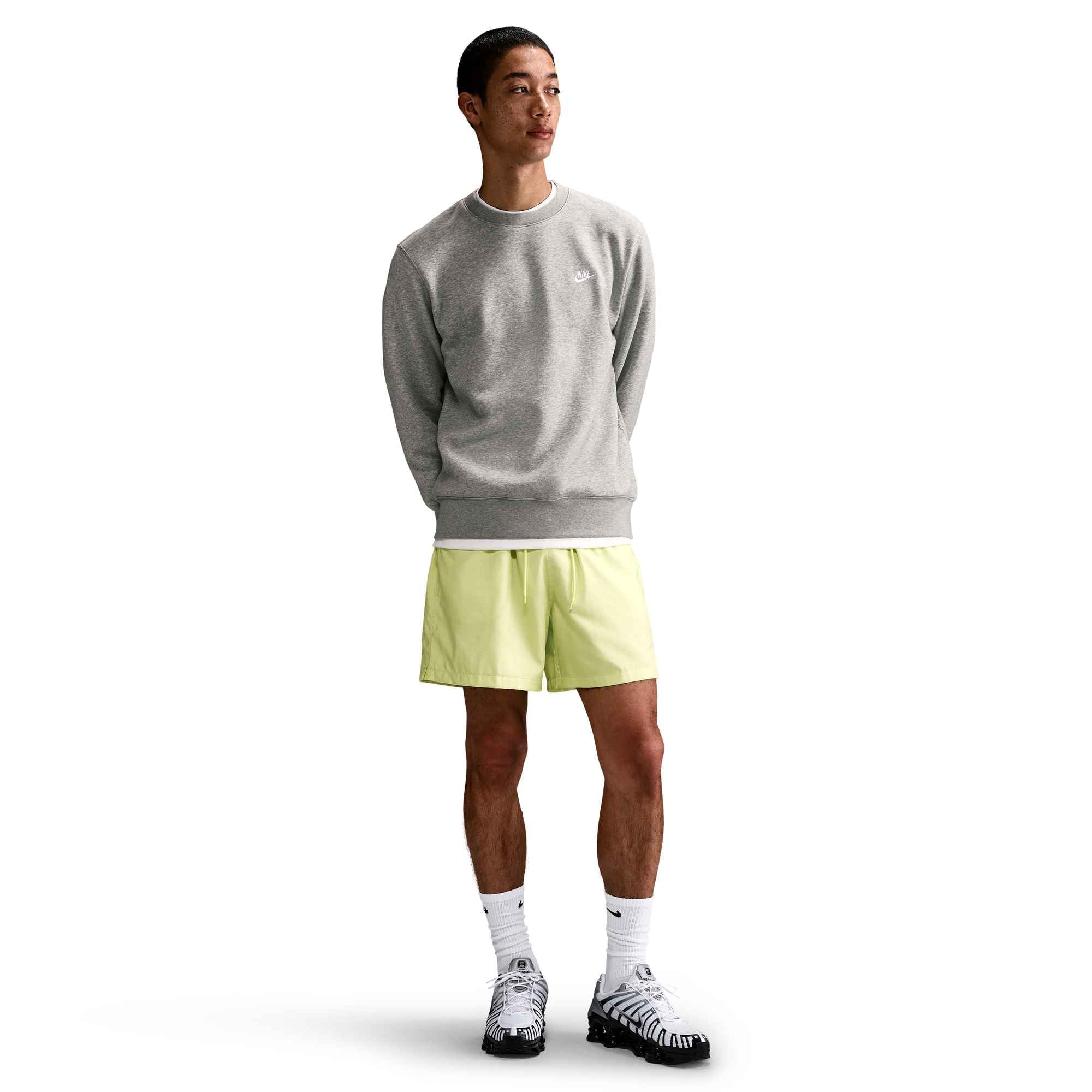 Nike Sportswear Sweatshirt »M NK CLUB BB CREW«, sportlicher Schnitt, aus Baumwolle und Polyester, kurze Ärmel
