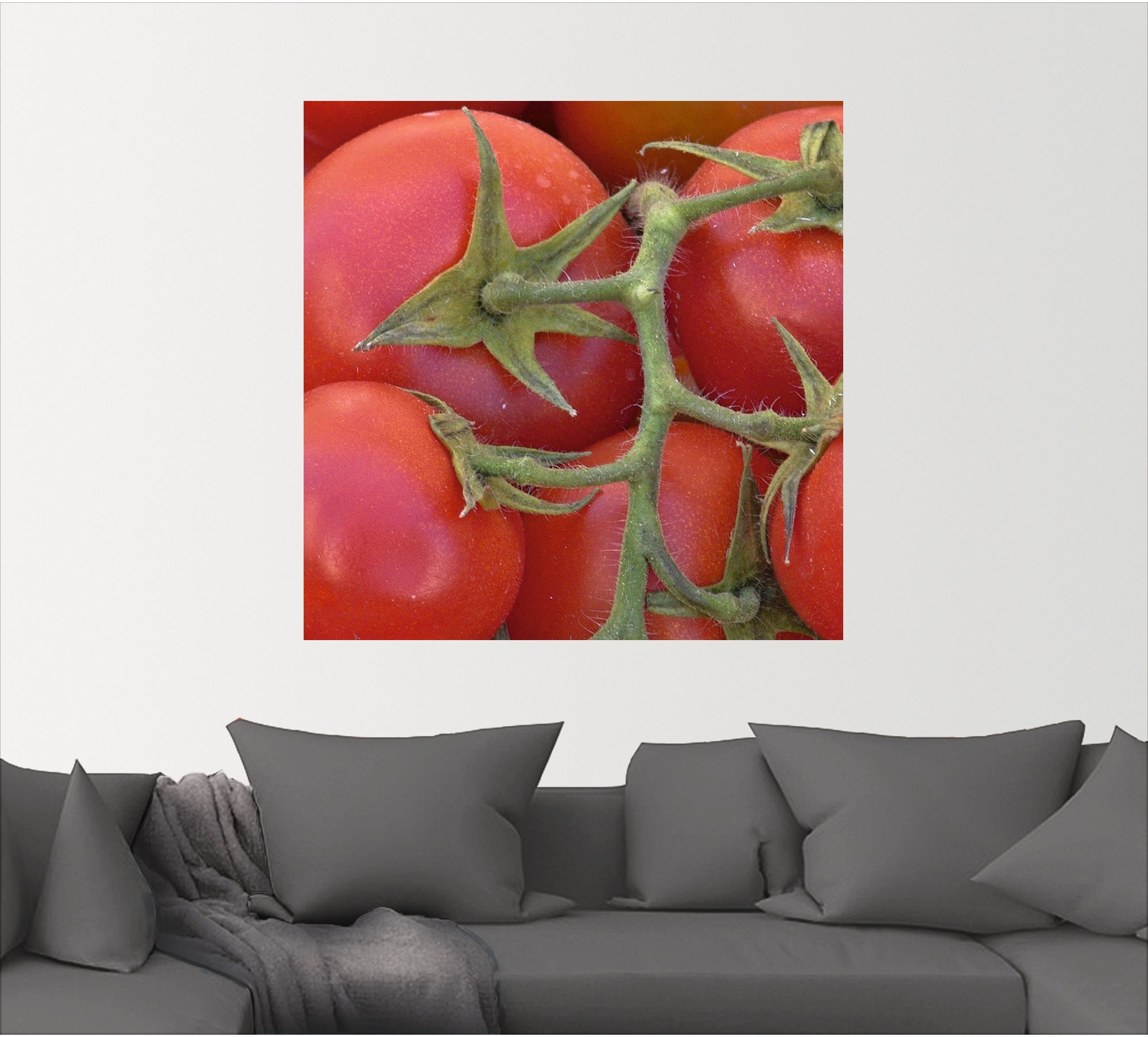 Artland Wandbild »Leckere Strauchtomaten«, Lebensmittel, (1 St.), als Alubild, Leinwandbild, Wandaufkleber oder Poster in versch. Größen