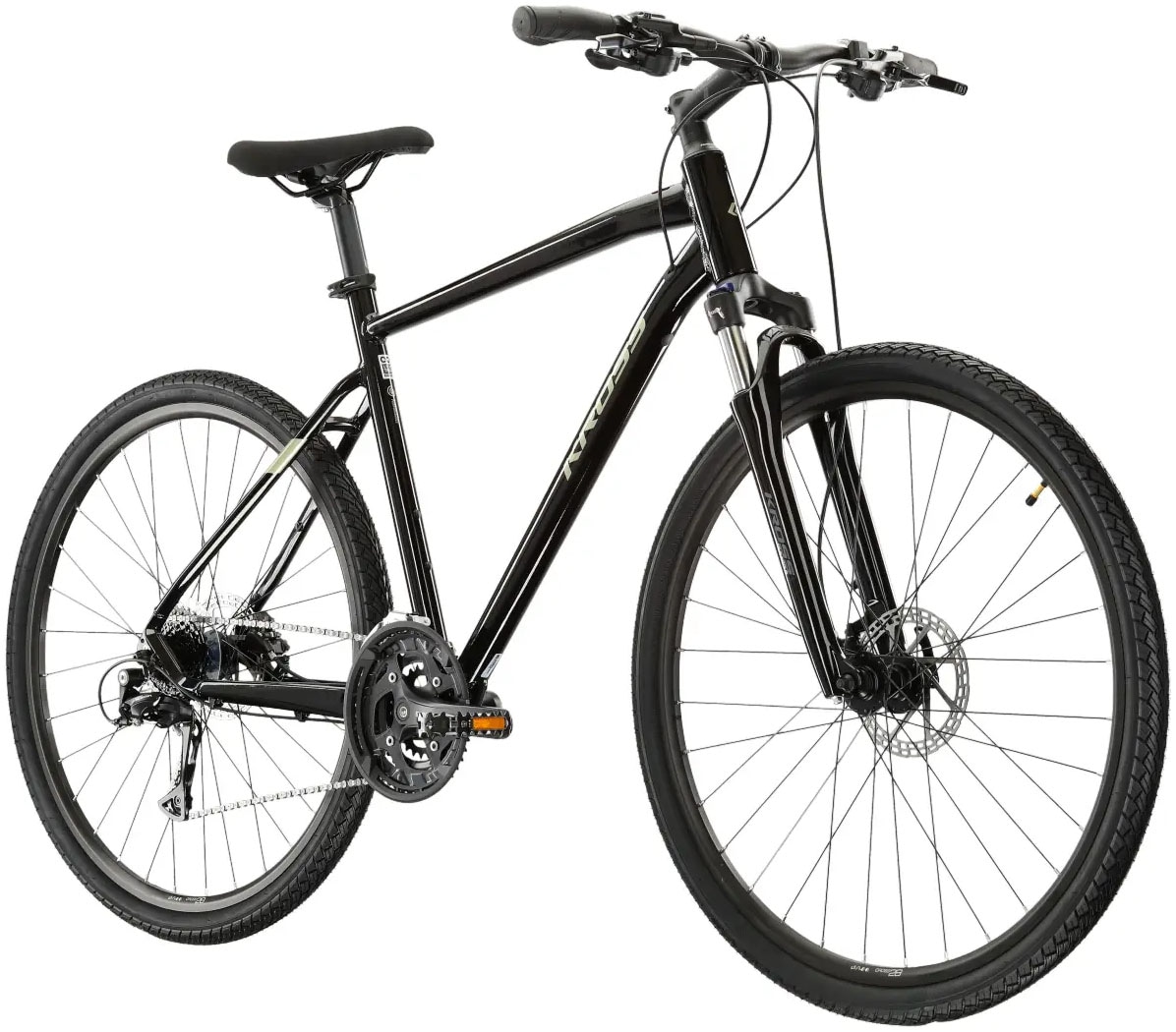 Kross Crossrad »KROSS Crossbike Evado 5.0 28" schwarz 27 Gänge«, 27 Gang, Shimano, ACERA T3000 Schaltwerk, Kettenschaltung