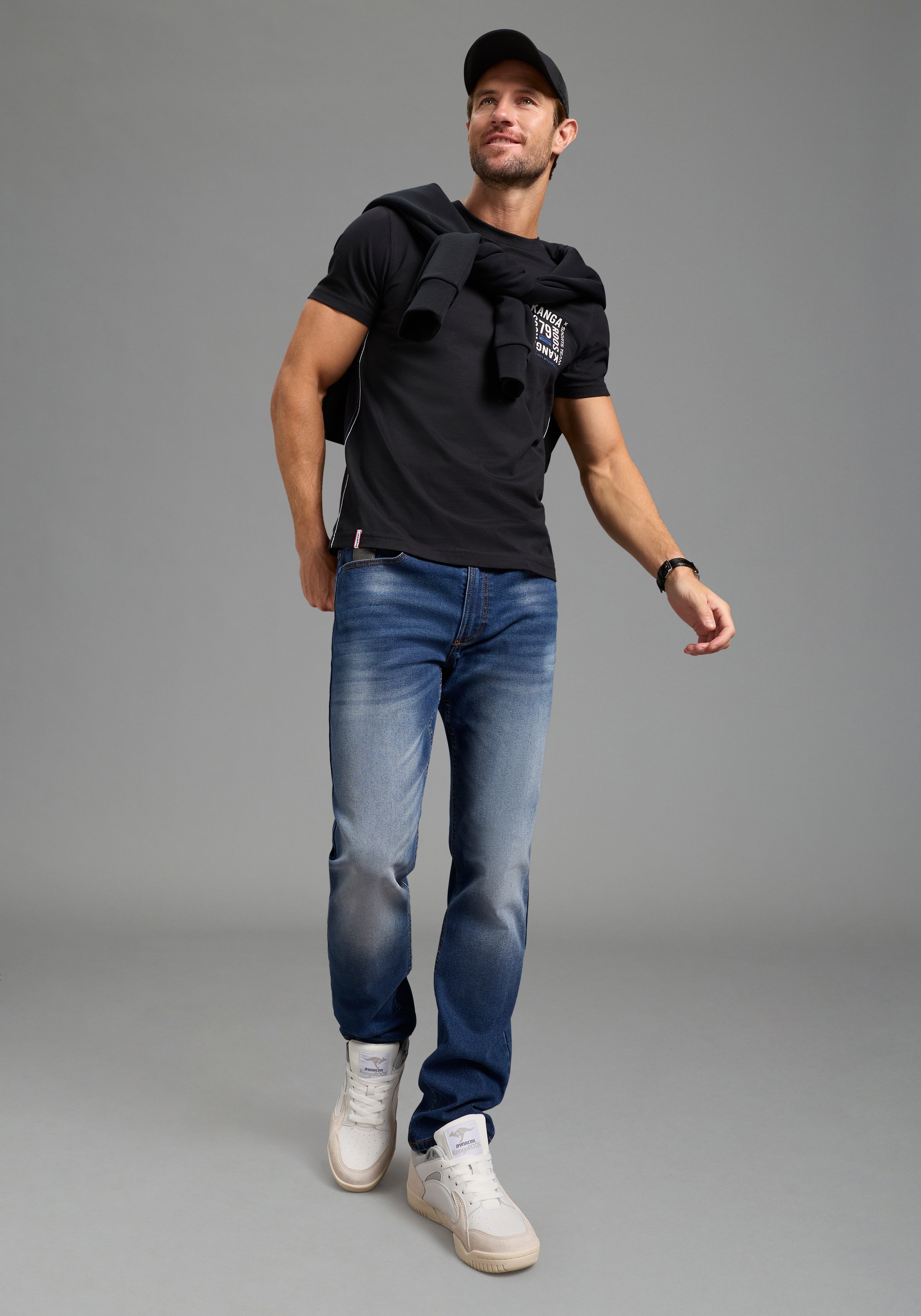 KangaROOS Jogg Pants Jeans Dark Blue 30/32 3