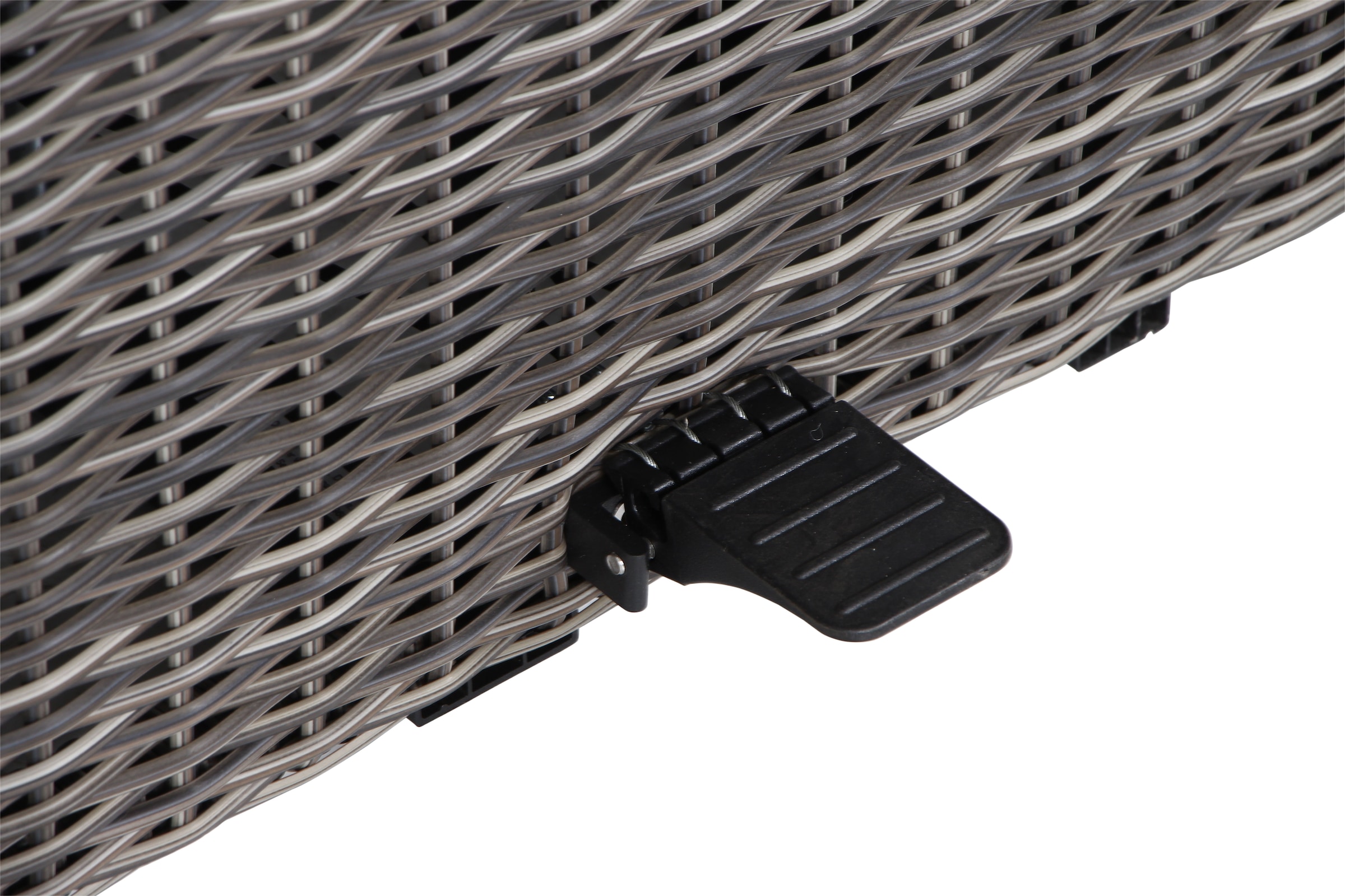 Siena Garden Gartentisch »CORIDO Lift-Tisch 130x75cm charcoal grey« Aluminiumgestell matt anthrazit, Tischplatte aus Keramik, washed grey