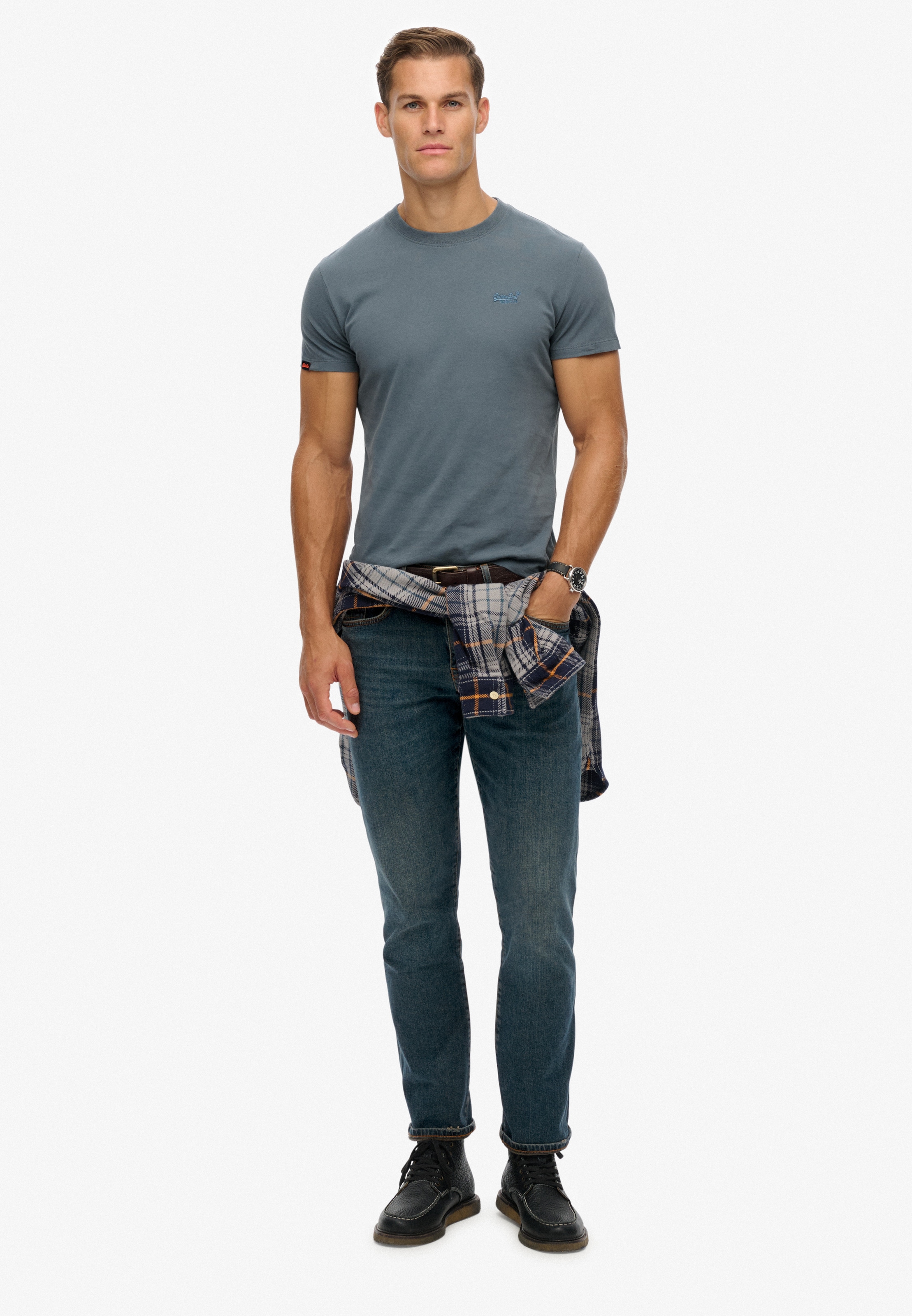 Superdry Rundhalsshirt »ESSENTIAL LOGO EMB TEE«
