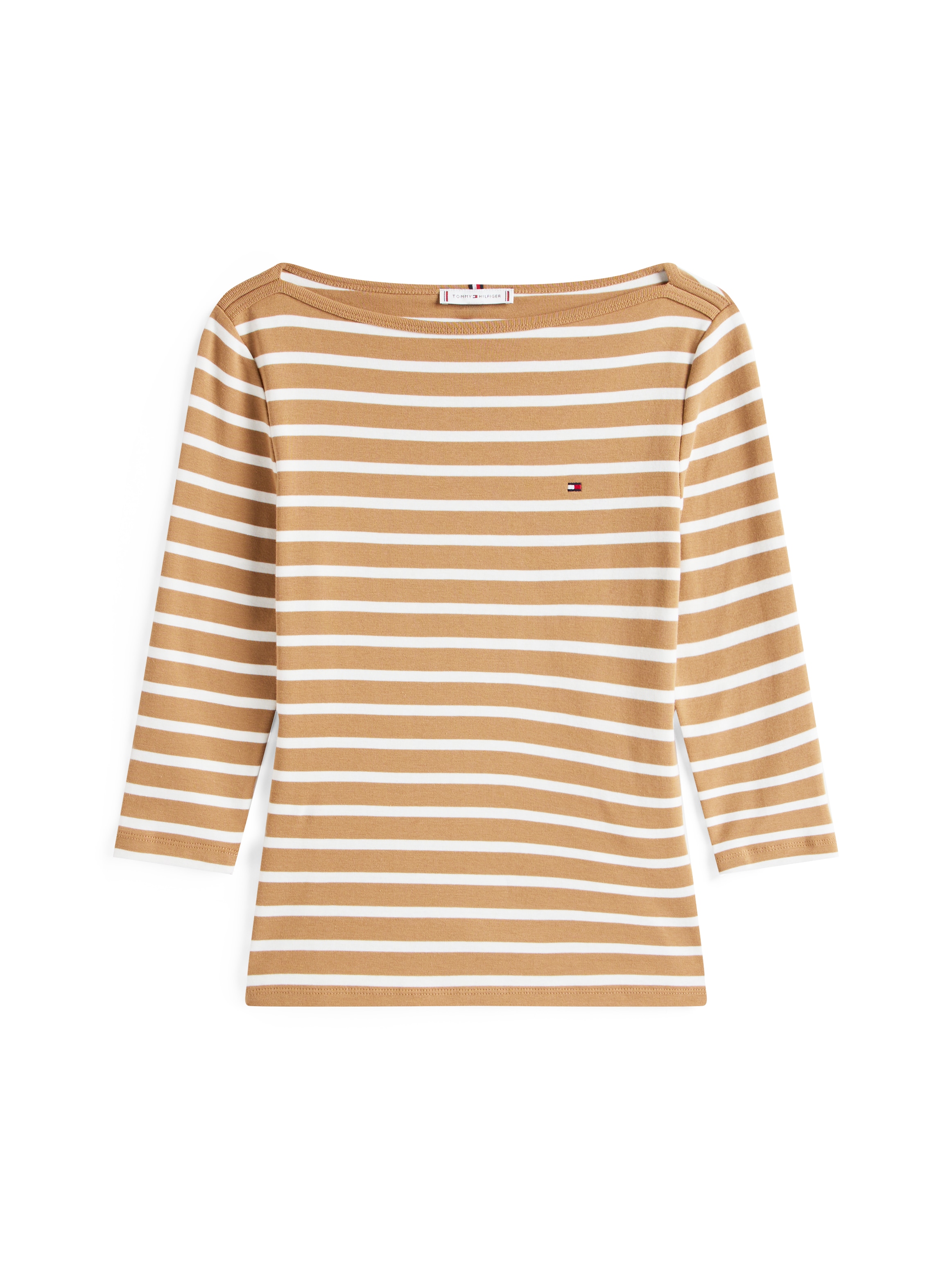 Tommy Hilfiger 3/4-Arm-Shirt »NEW CODY SLIM BOAT-NK 3/4SLV«, mit Logostickerei