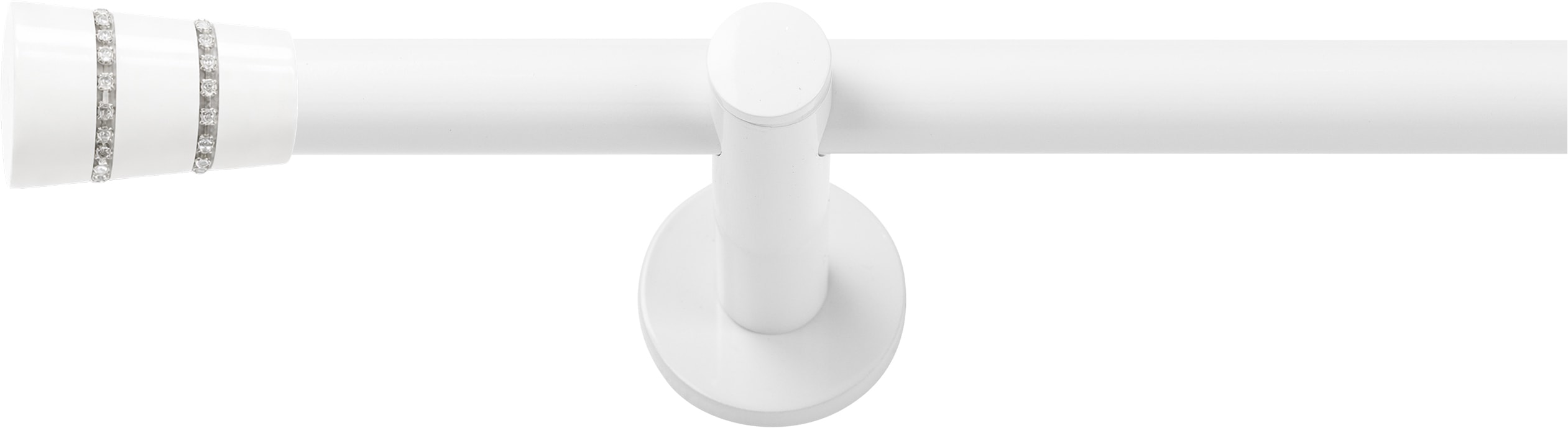 SN DECO GROUP Gardinenstange "Gardinenstange Rennes Ø 19 mm, 1-läufig, Fixmaß, verschraubt" Ø 19 mm Fixmaß;kürzbar