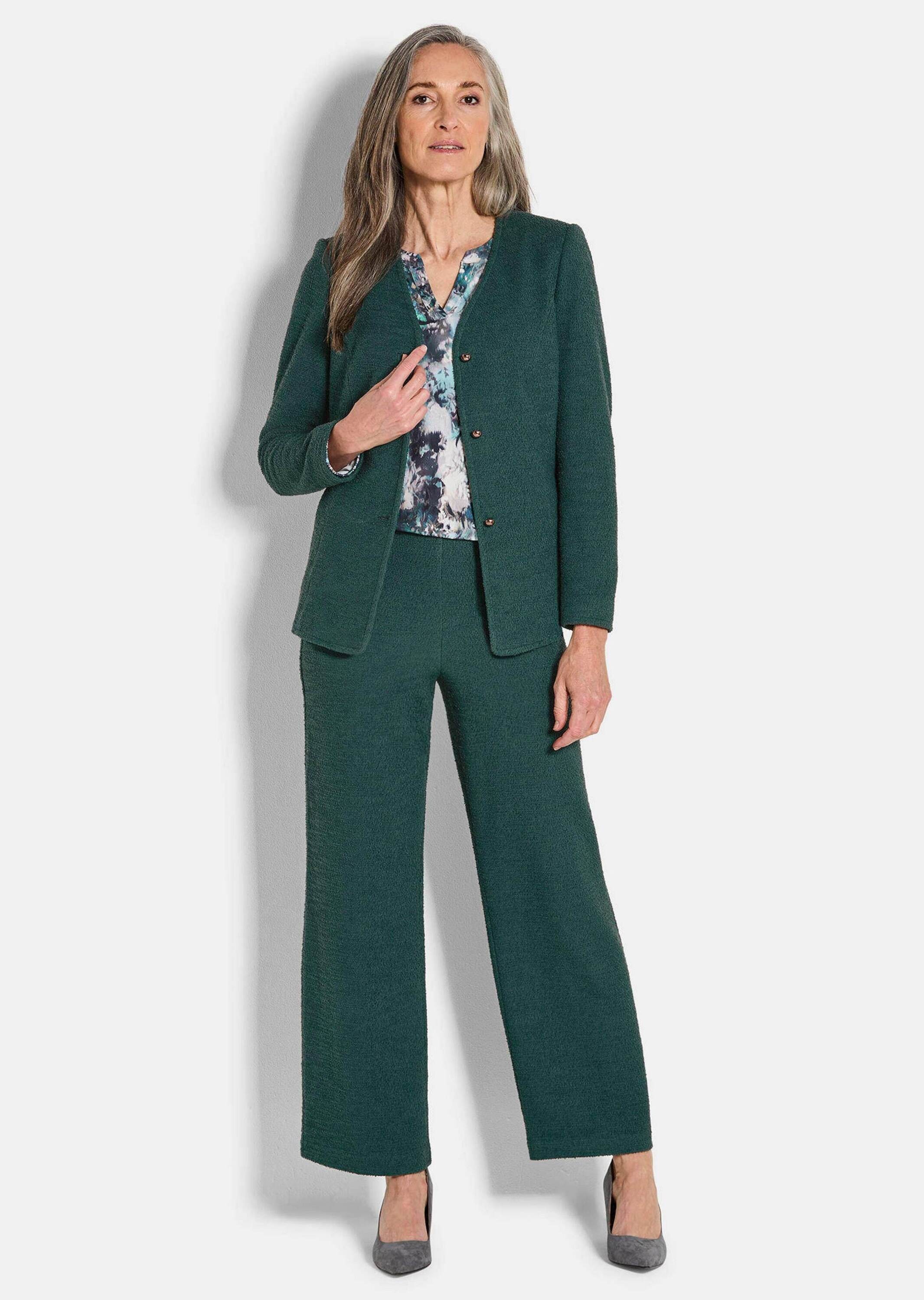 GOLDNER Kurzjacke "Kurzgröße Edler Blazer aus Jersey" günstig online kaufen