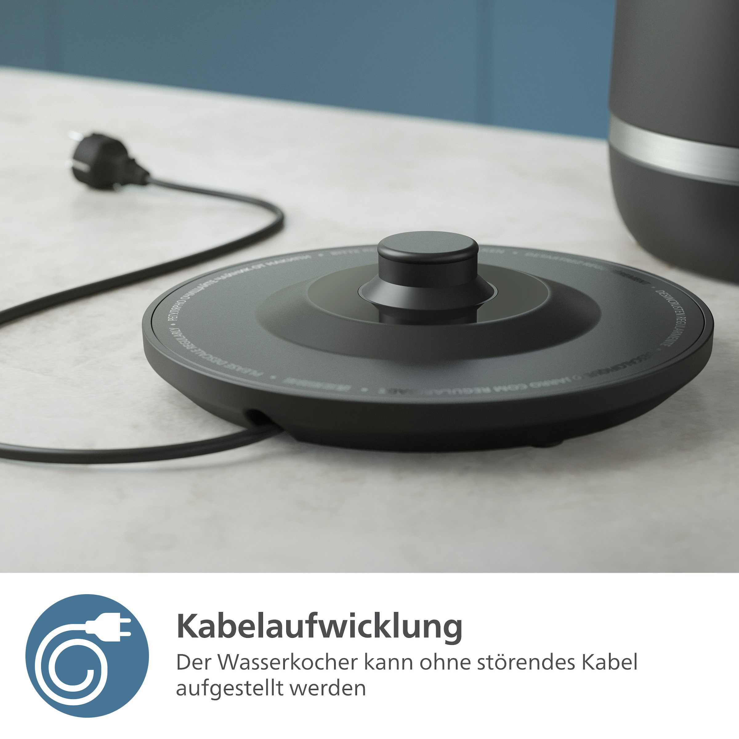 Philips Wasserkocher »HD9396/90 7000 Series, doppelwandig, mit 6 Temperatureinstellungen«, 1,7 l, 2200 W, aus lebensmittelechtem Edelstahl, mit Warmhaltefunktion