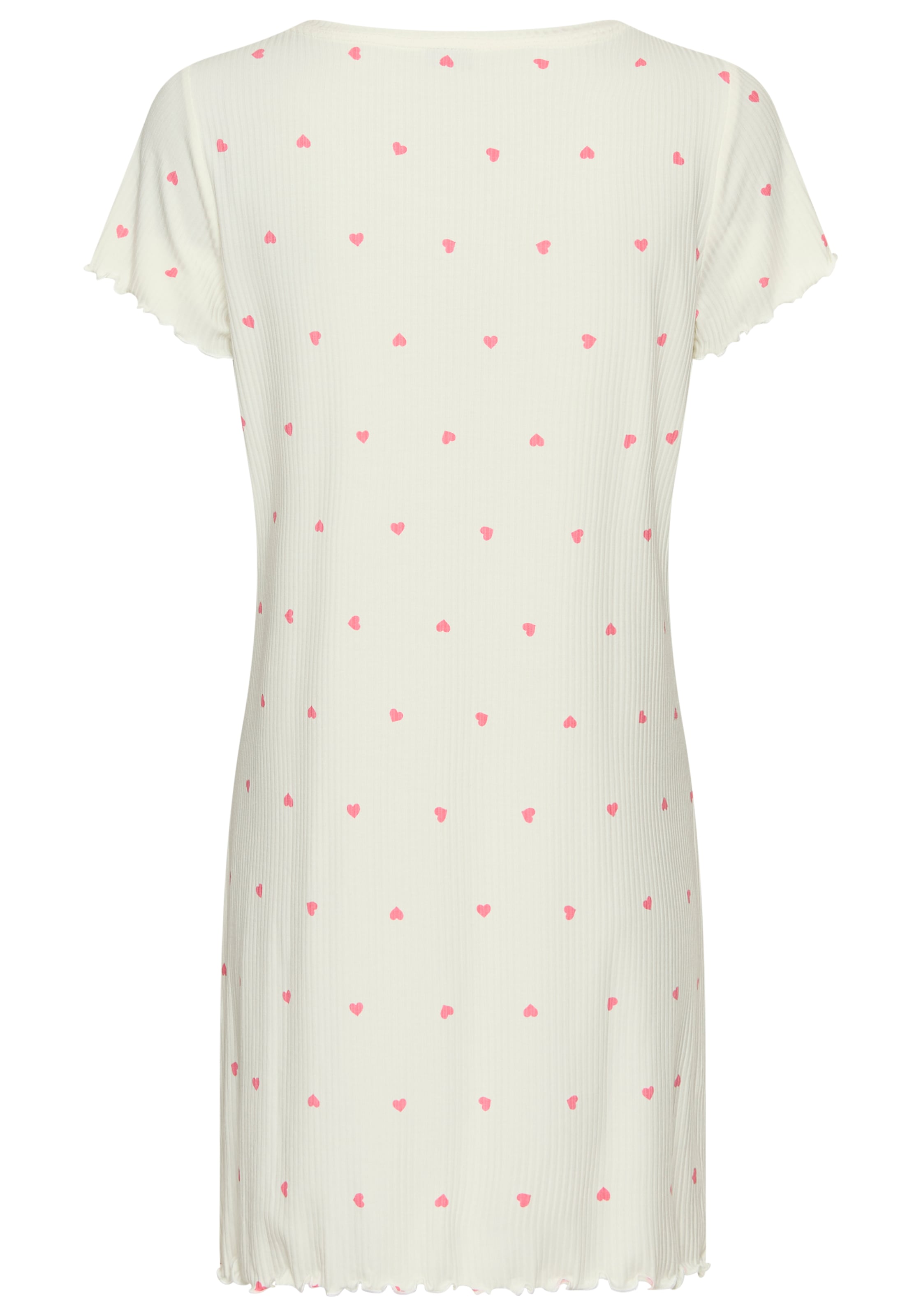 Vivance Dreams Nachthemd 1-teilig,  mit süßem Herzchendruck