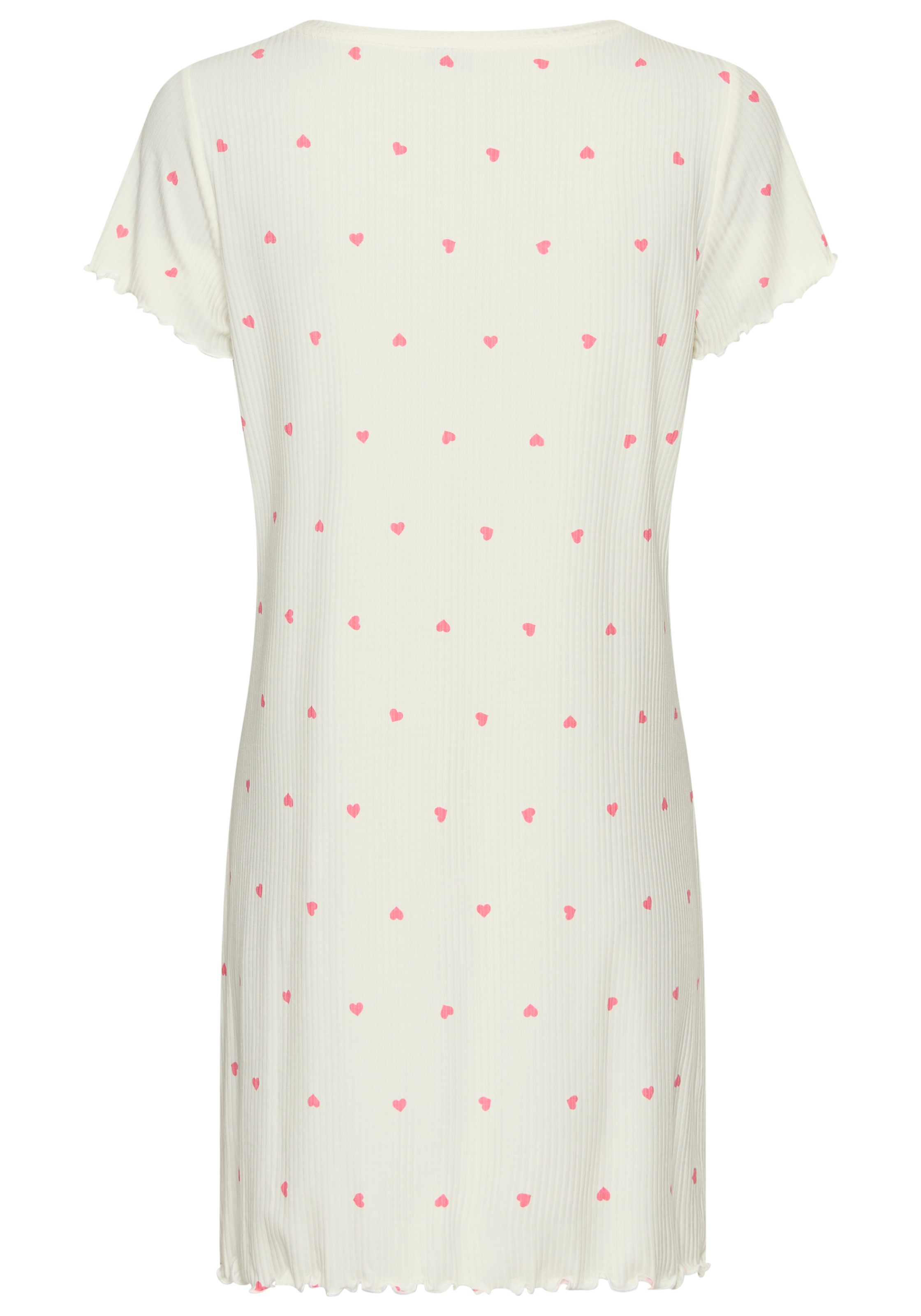 Vivance Dreams Nachthemd 1-teilig, mit süßem Herzchendruck günstig online kaufen