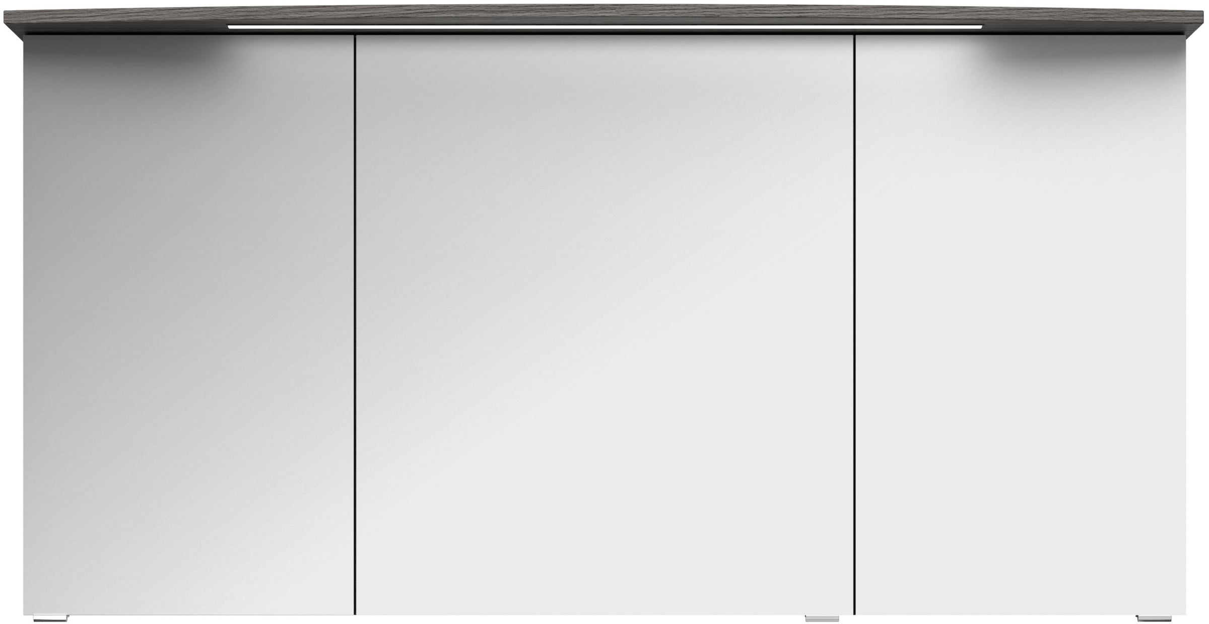 Saphir Badezimmerspiegelschrank "Serie 4010 Badezimmer-Spiegelschrank inkl. LED-Beleuchtung im Kranz", Badschrank 142 cm