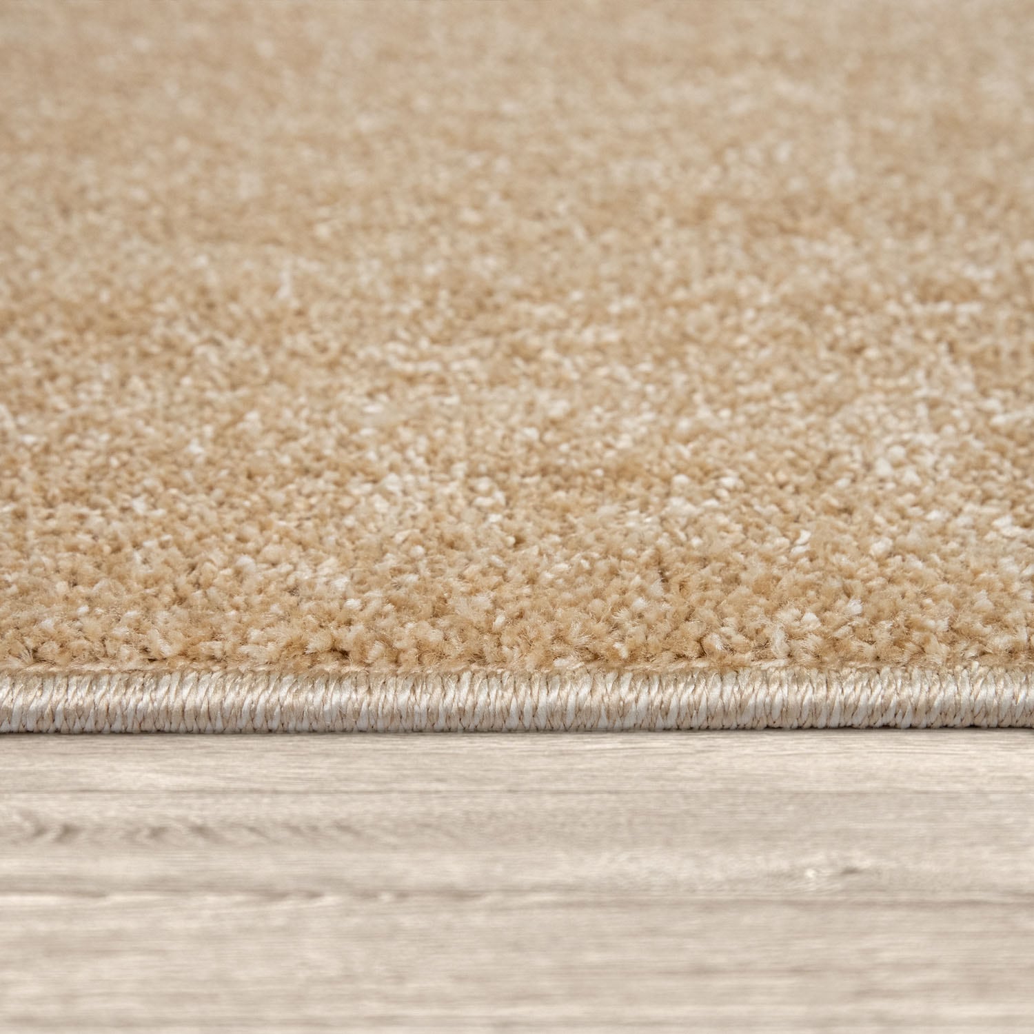 Paco Home Teppich »Porto 890«, rund, 13 mm Höhe, Kurzflor, Uni-Farben, ideal im Wohnzimmer & Schlafzimmer