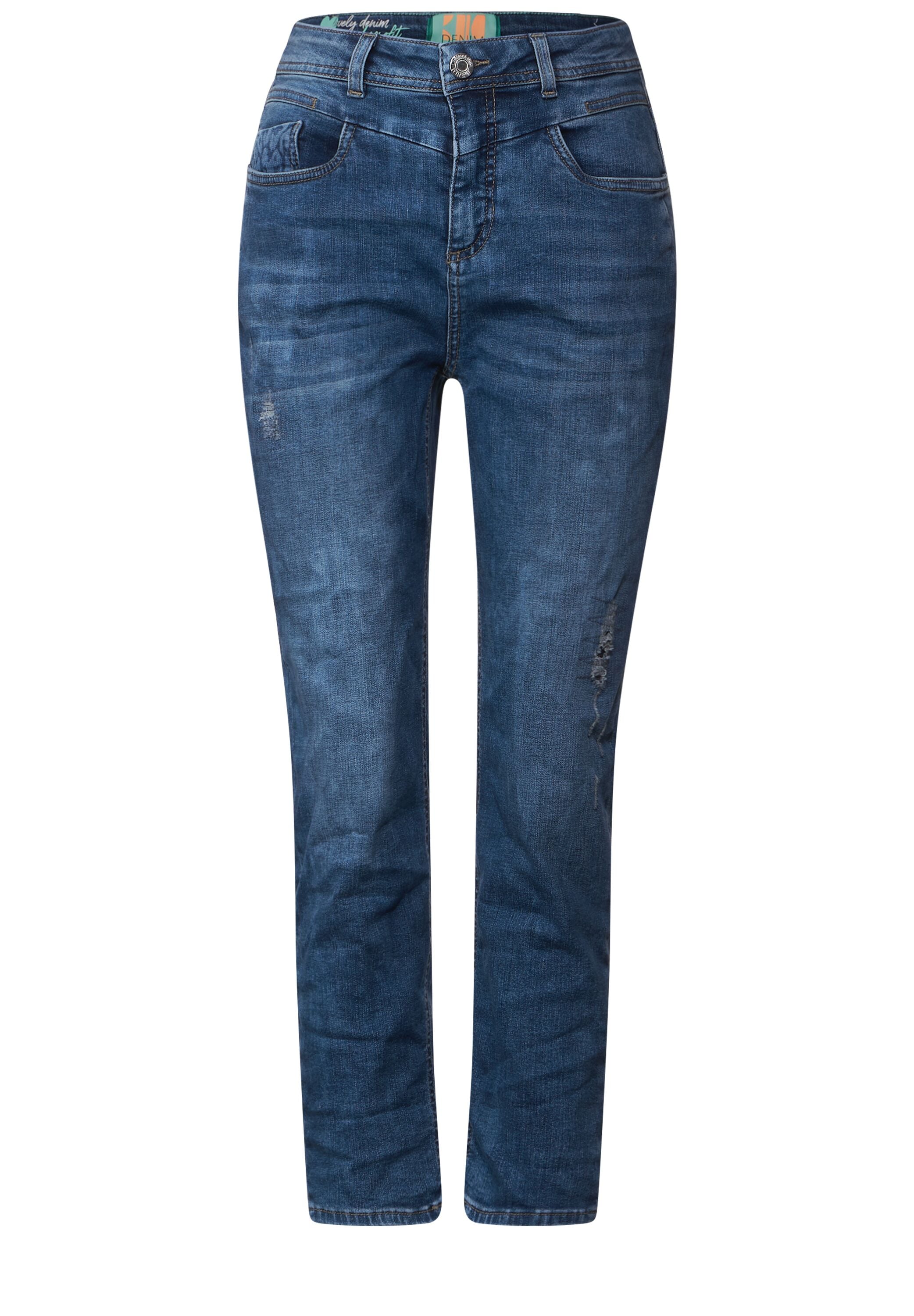 STREET ONE Comfort-fit-Jeans, High Waist