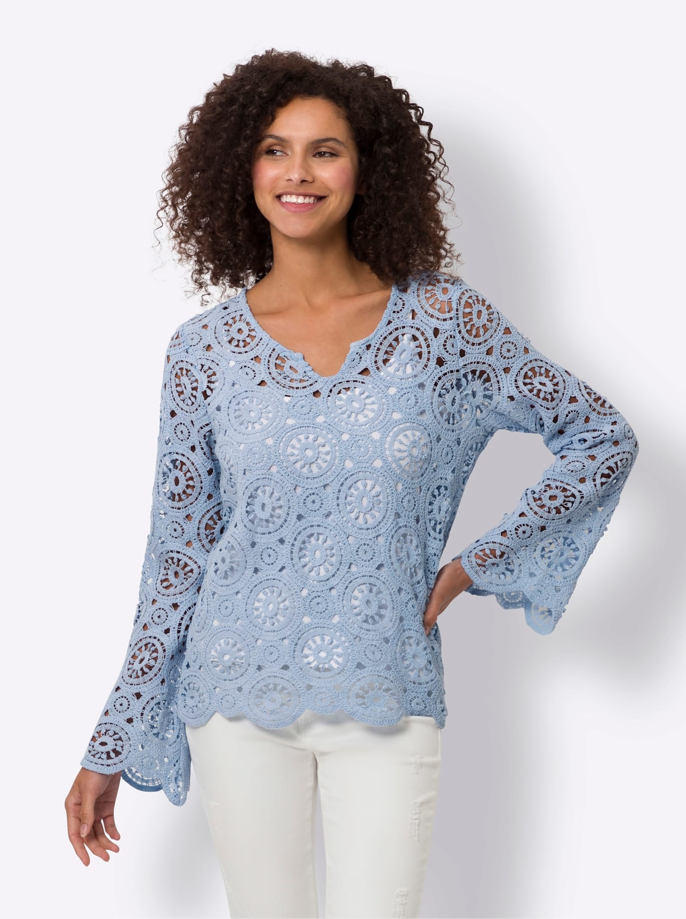 heine Spitzenshirt »Shirt«, (1 tlg.)