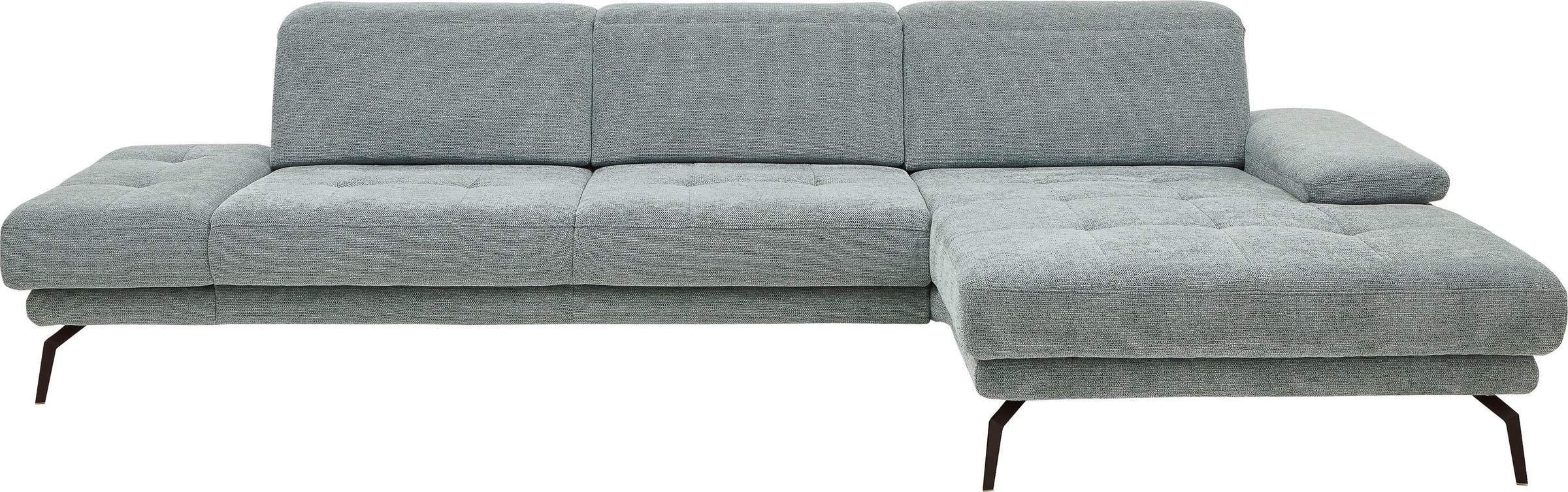 Die PlanBar Ecksofa "MP-IN20126 L-Form mit Federkern-Polsterung" mit Kopfte günstig online kaufen