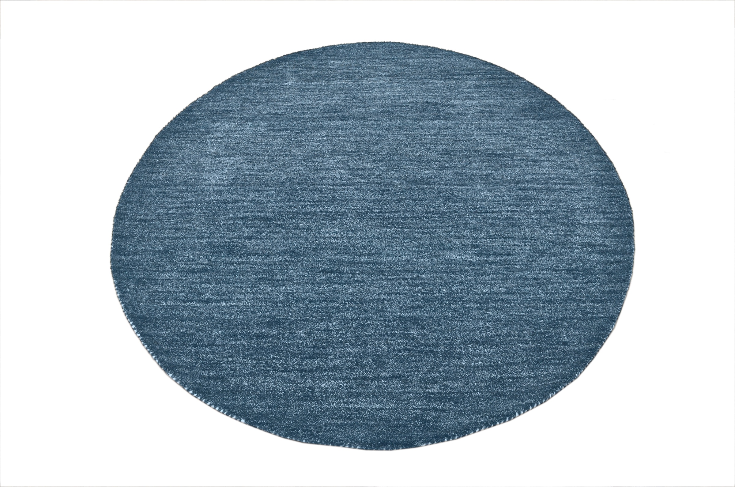 THEKO Wollteppich »Gabbeh Uni, Handgefertigt, Teppich, meliert, reine Wolle,« rund 14 mm Höhe Wohnzimmer, Esszimmer, Schlafzimmer, auch als Läufer oder rechteckig