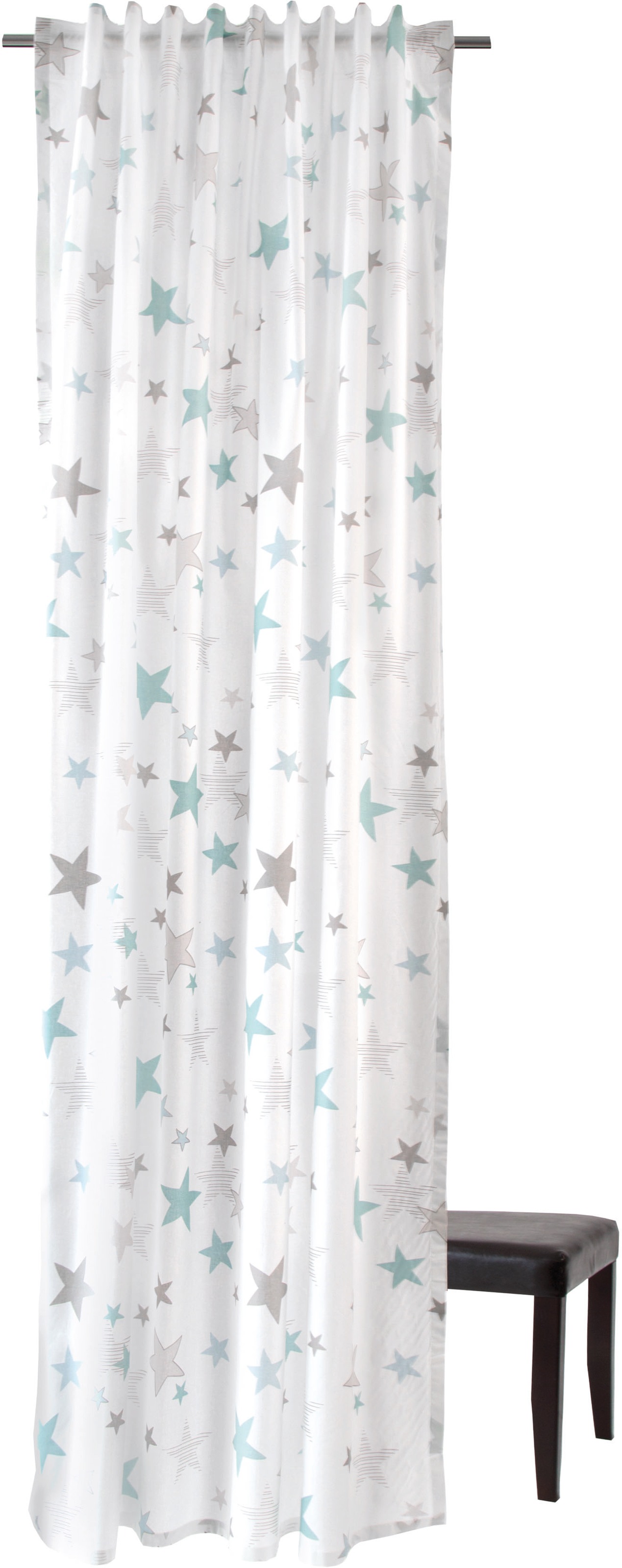 HOMING Vorhang »Stars«, (1 St.), blickdicht, Kinderzimmer, Sterne, Babyzimmer