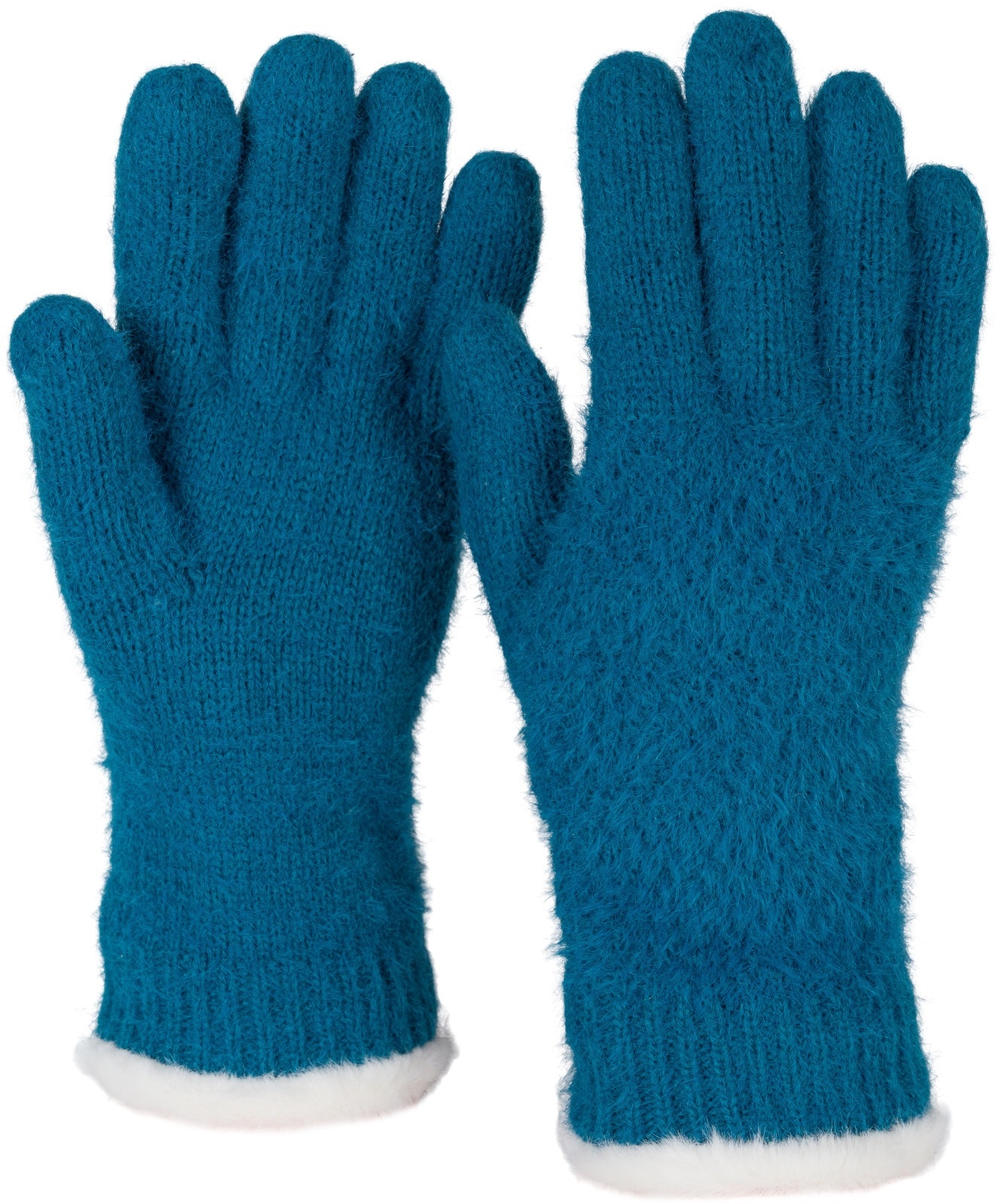 styleBREAKER Strickhandschuhe "Strickhandschuhe mit Reiskornmuster und Fleece" 2 Stk.