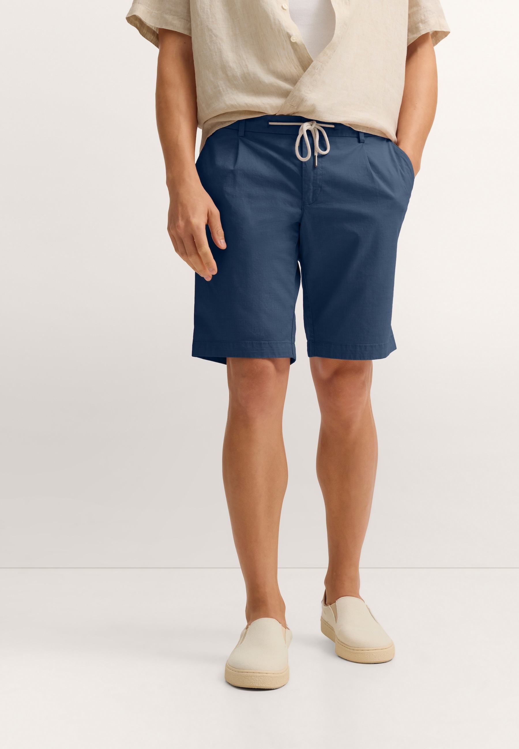 bugatti Bermudas "Soft touch" mit Kordelzug