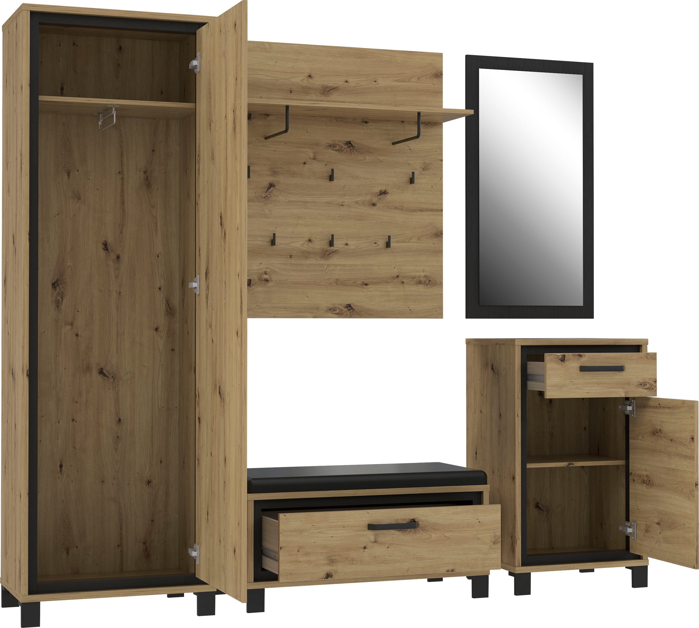 FORTE Sitzbank »Trondheim« Breite ca. 90 cm , inkl. Sitzauflage