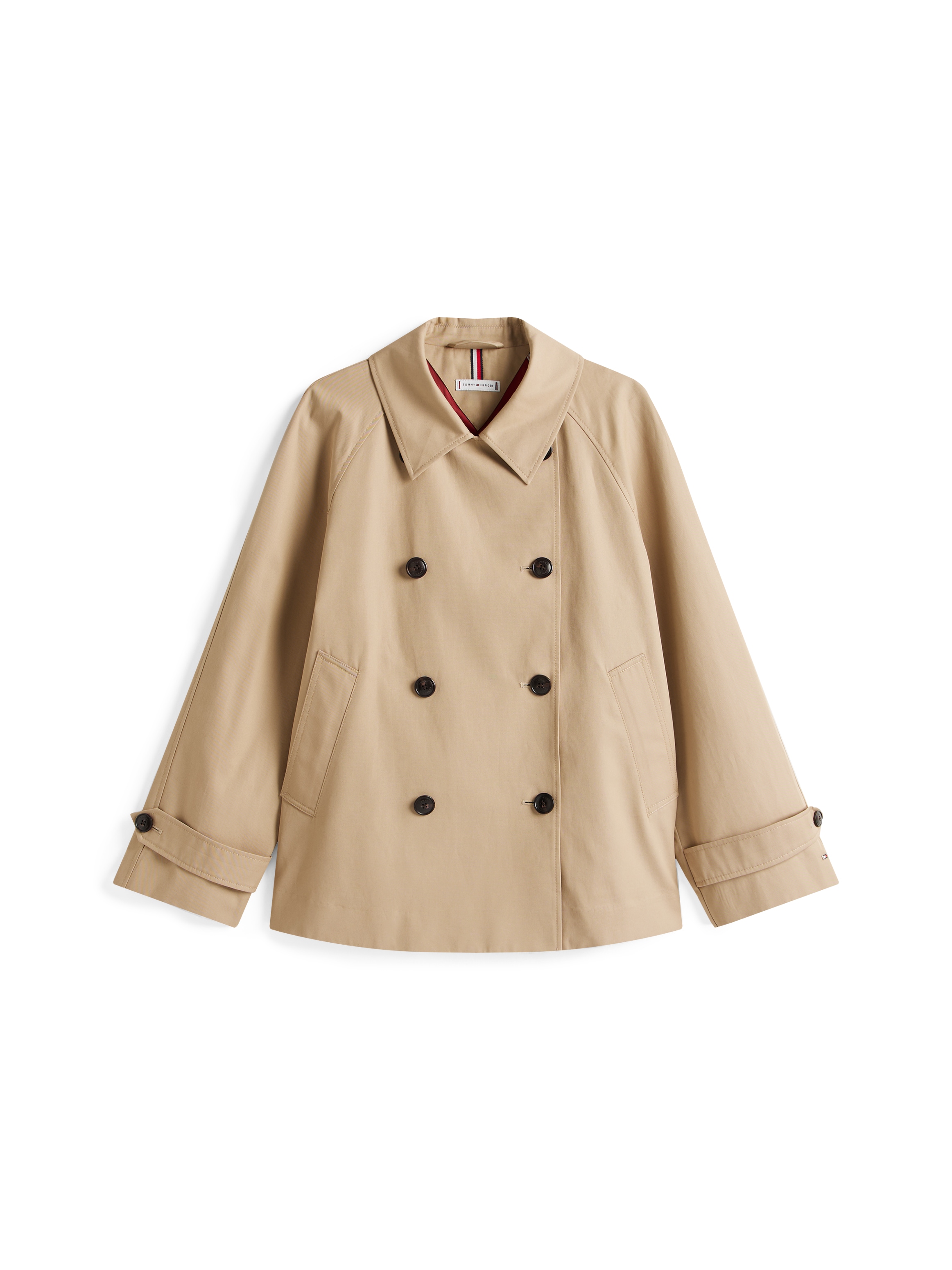 Tommy Hilfiger Trenchcoat »COTTON REG SHORT TRENCH COAT«