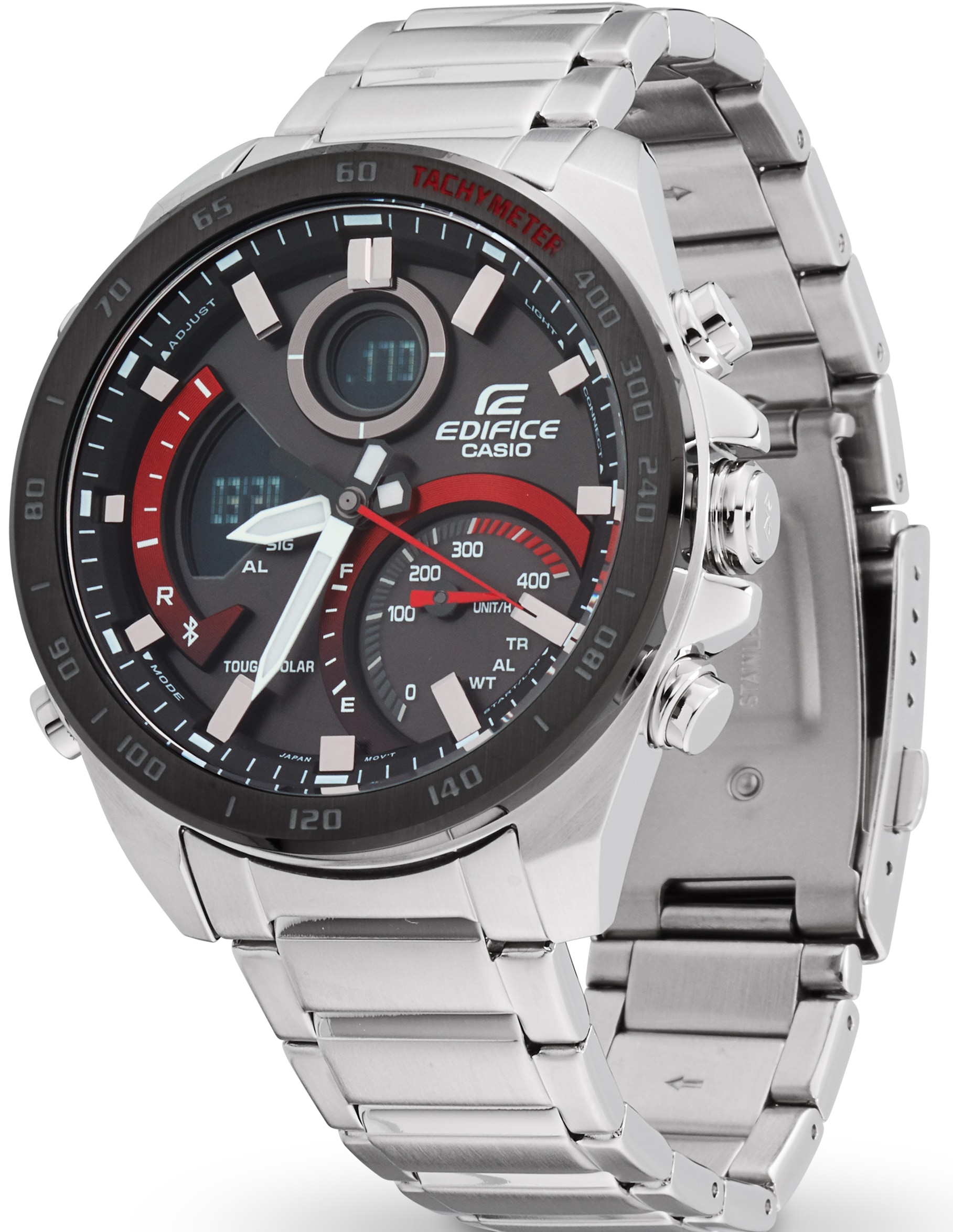 CASIO EDIFICE Smartwatch »ECB-900DB-1AER«, (Solaruhr, Armbanduhr, Herrenuhr, Android, iOS, Stoppfunktion)