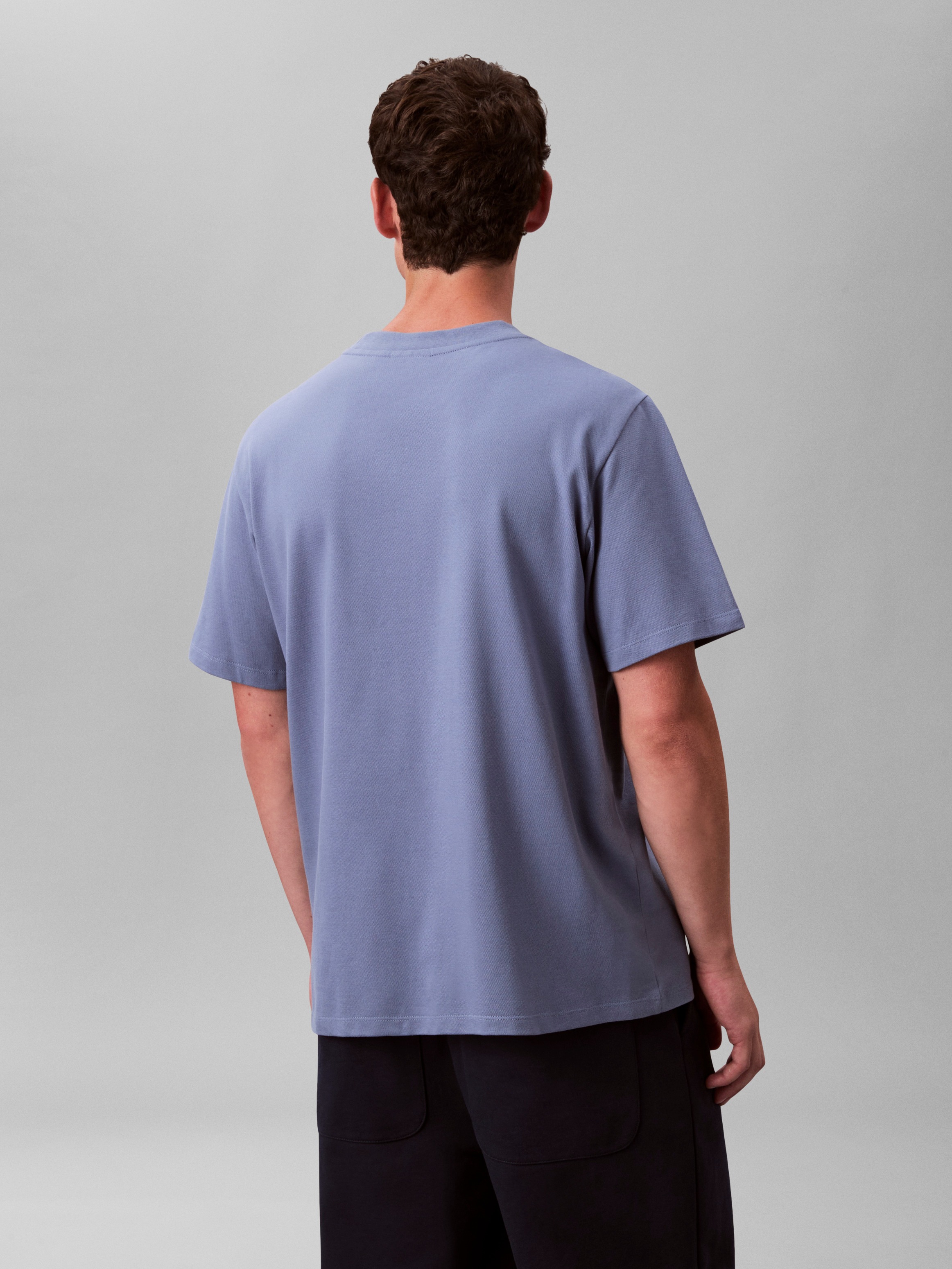 Thumbnail - Calvin Klein T-Shirt "SS STRETCH PIQUE NANO EASY TEE" Mit Rundhalsausschnitt