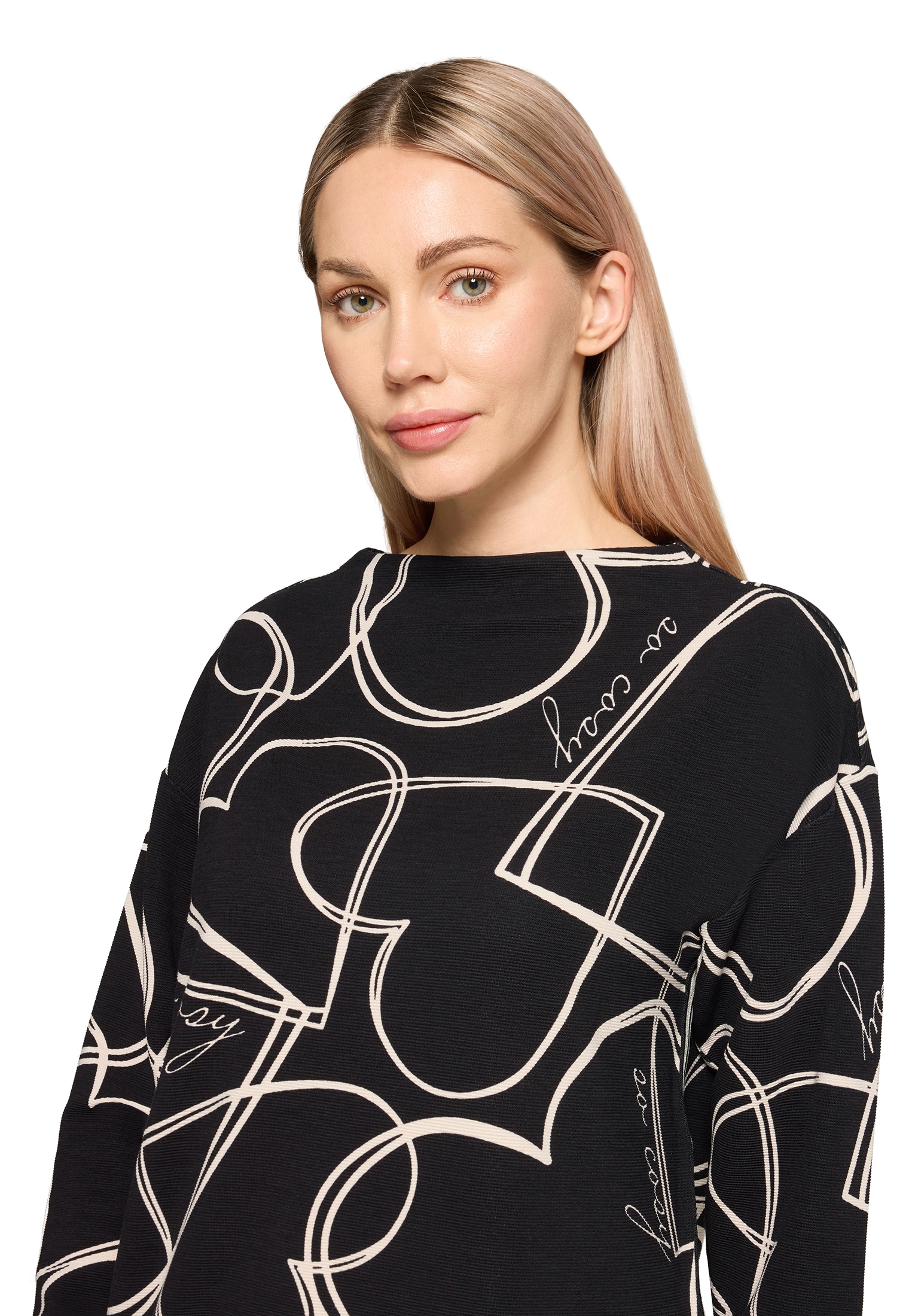 Betty Barclay Sweatshirt »Damen mit Rippenstruktur«
