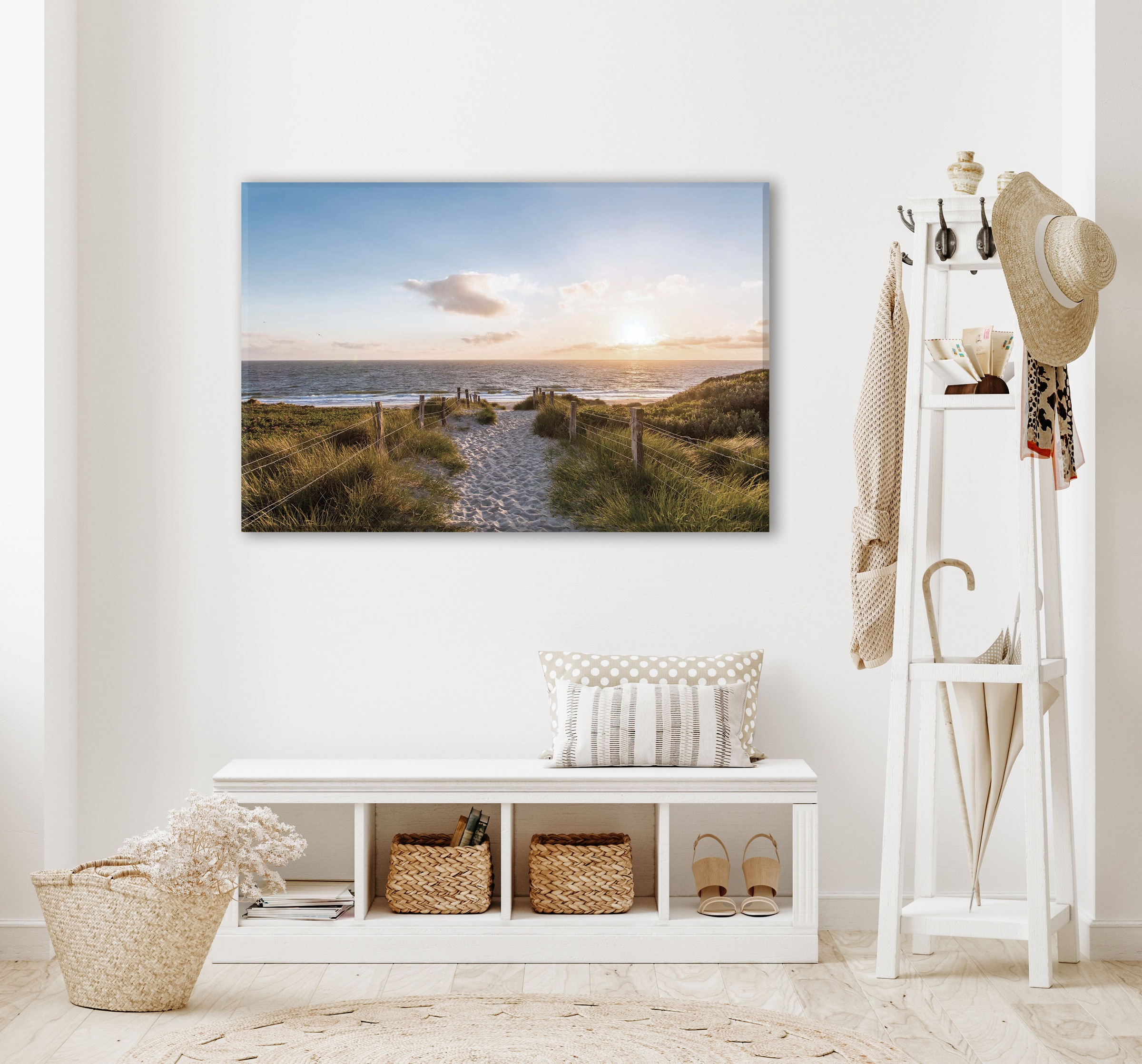 Bönninghoff Leinwandbild "Strand" 1 Stk. tlg. günstig online kaufen