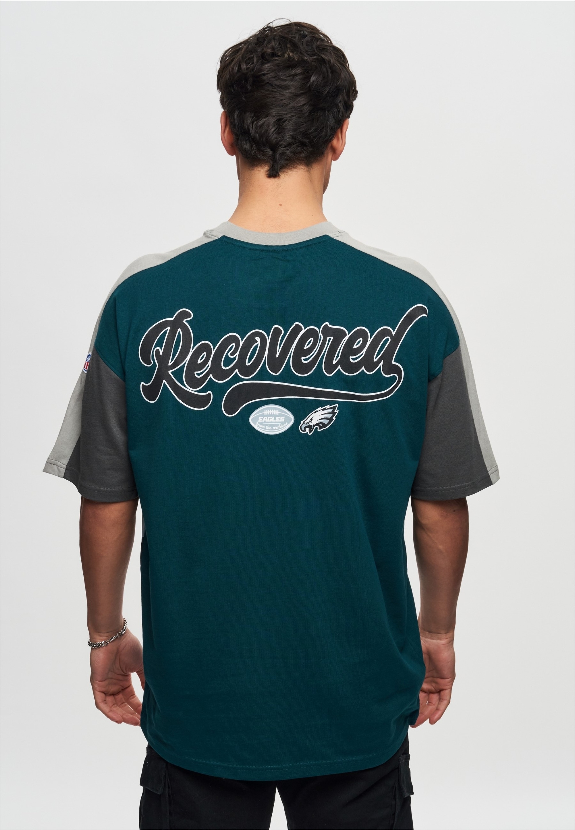 Recovered T-Shirt »NFL Eagles Philadelphia Cut and Sew Midnight«, (1 tlg.), für alle Philadelphia Eagles-Fans