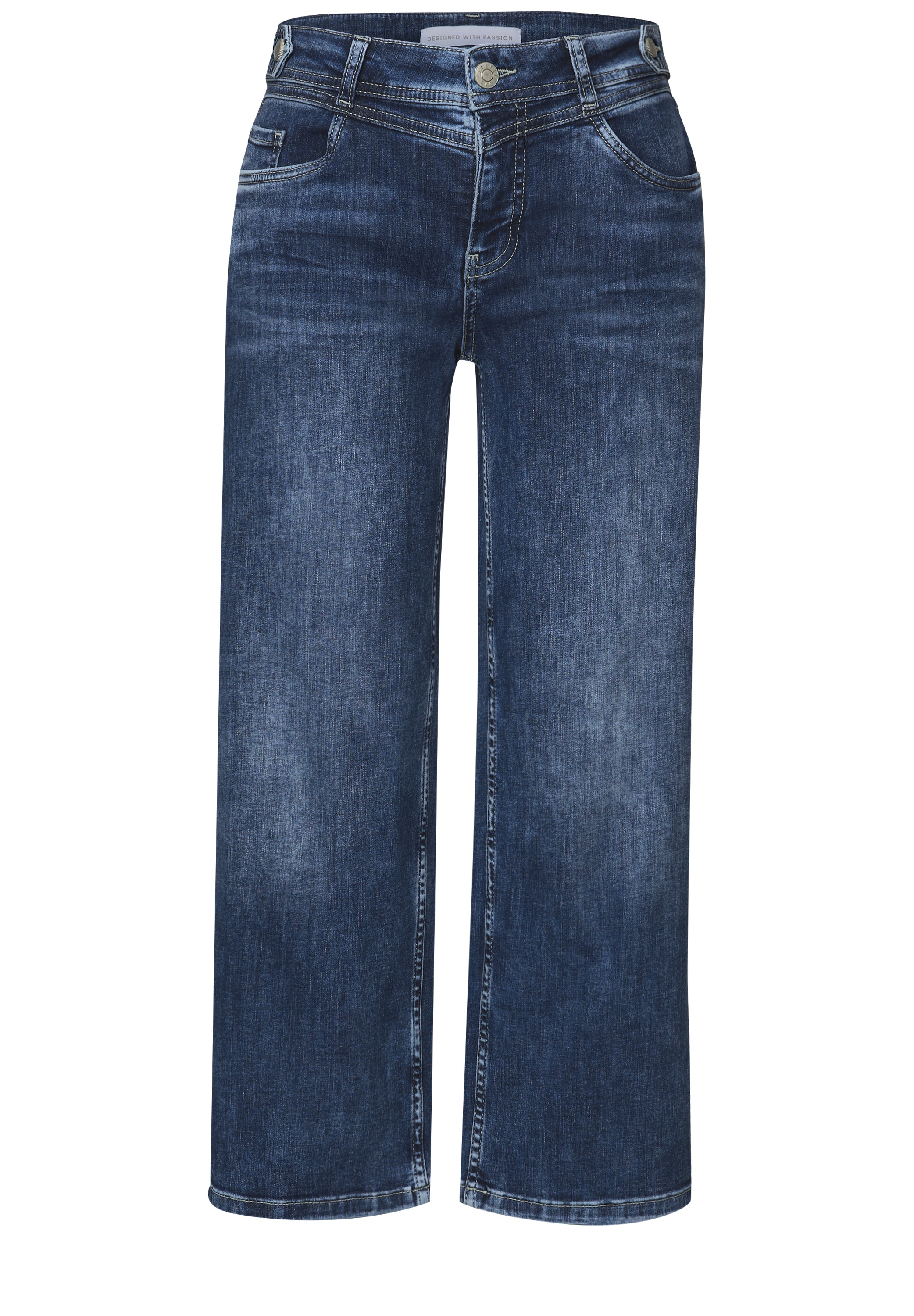 STREET ONE Loose-fit-Jeans, Middle Waist