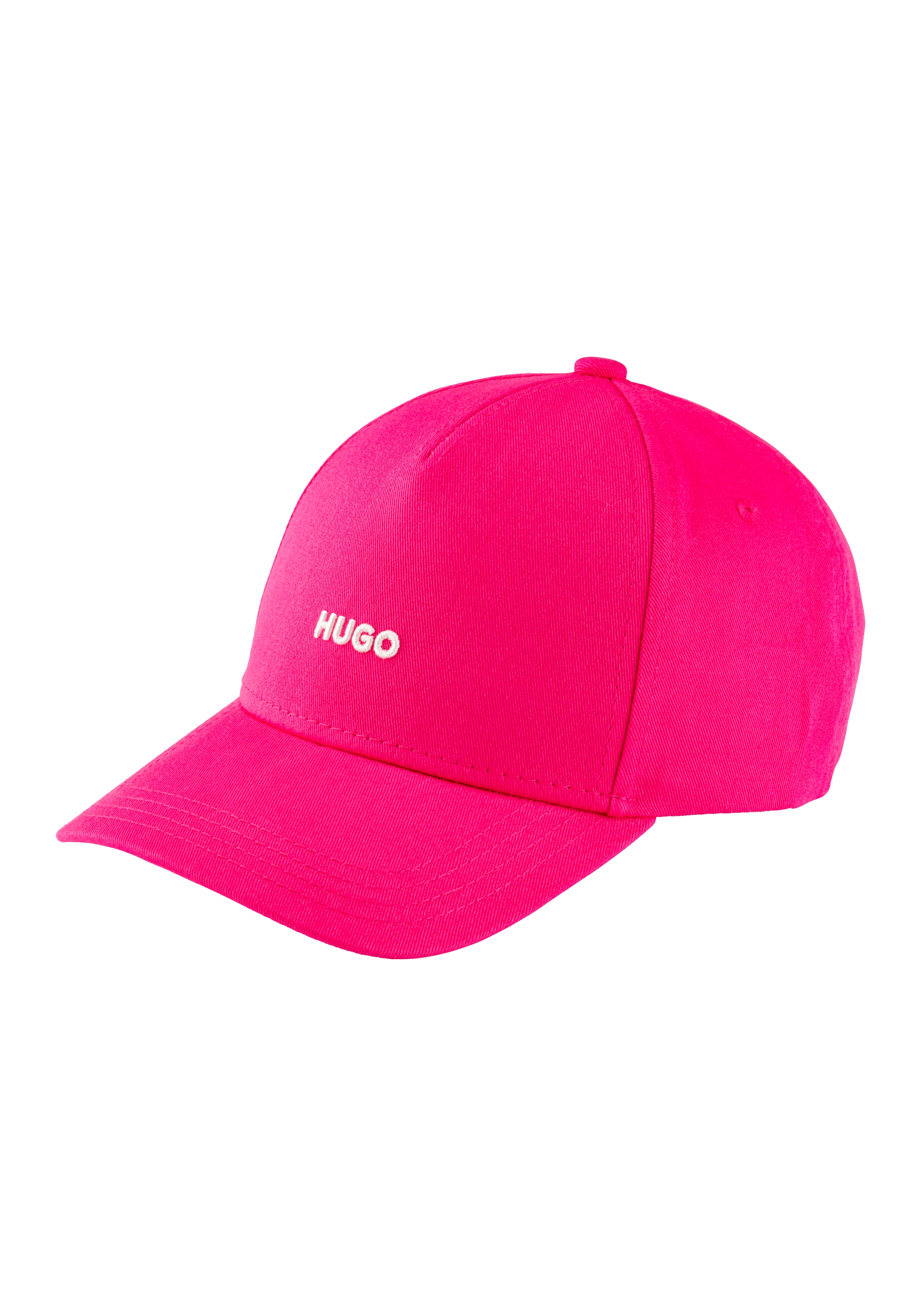 HUGO Baseball Cap "Cara", mit kontrastfarbenen Logoschriftzug, verstellbarer Verschluss