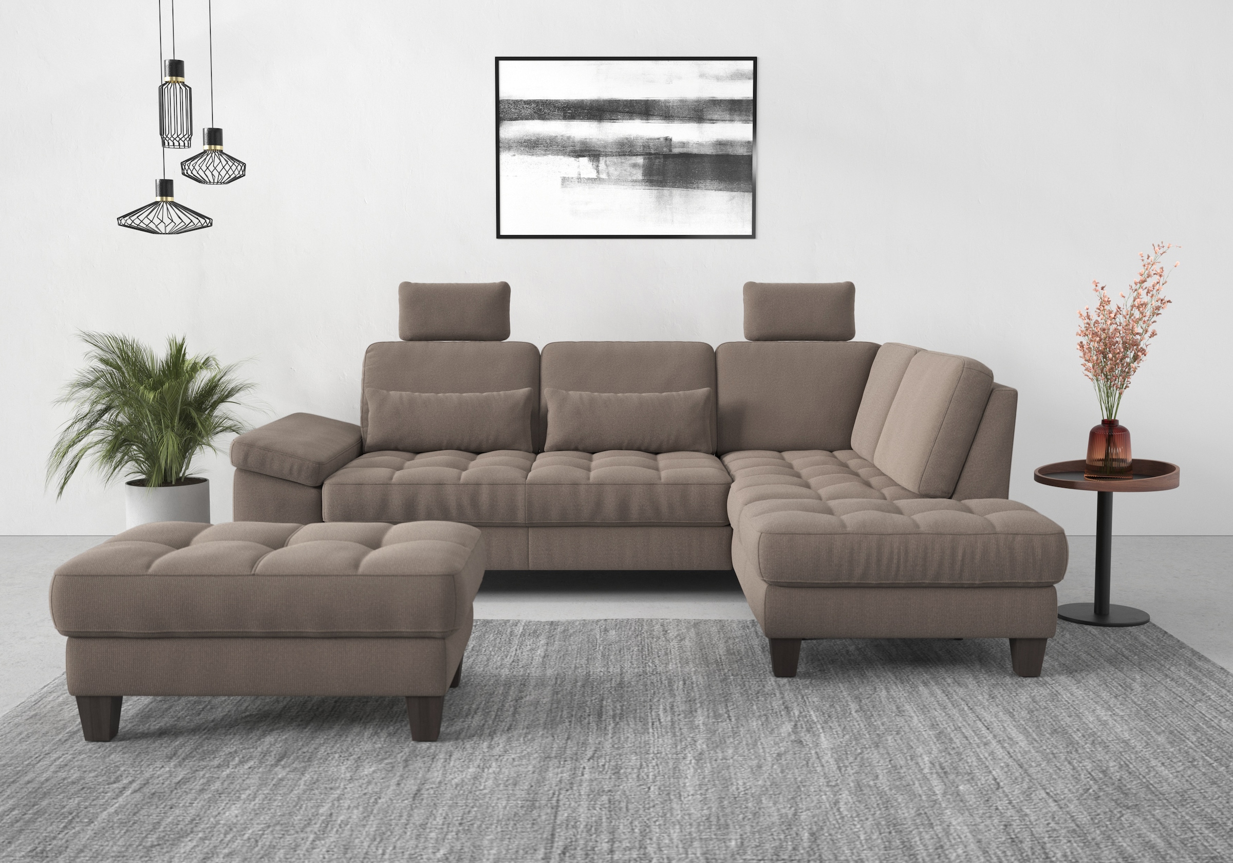 sit&more Stauraumhocker »Westham«, wahlewise mit/ohne Federkern