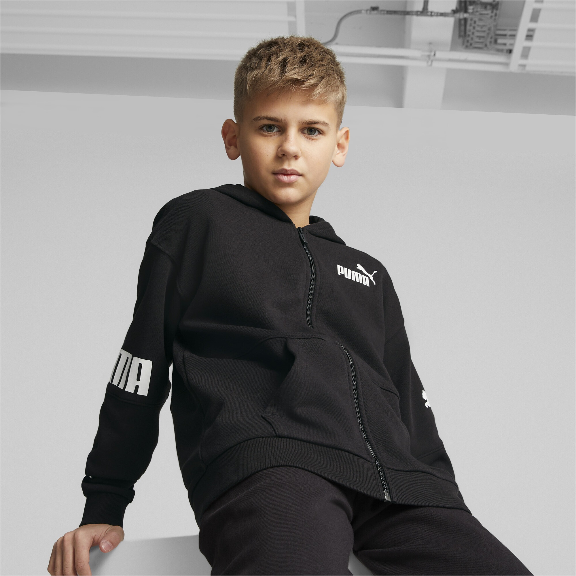 PUMA Sweatshirt »PUMA Power Reißverschluss-Hoodie Jugendliche«