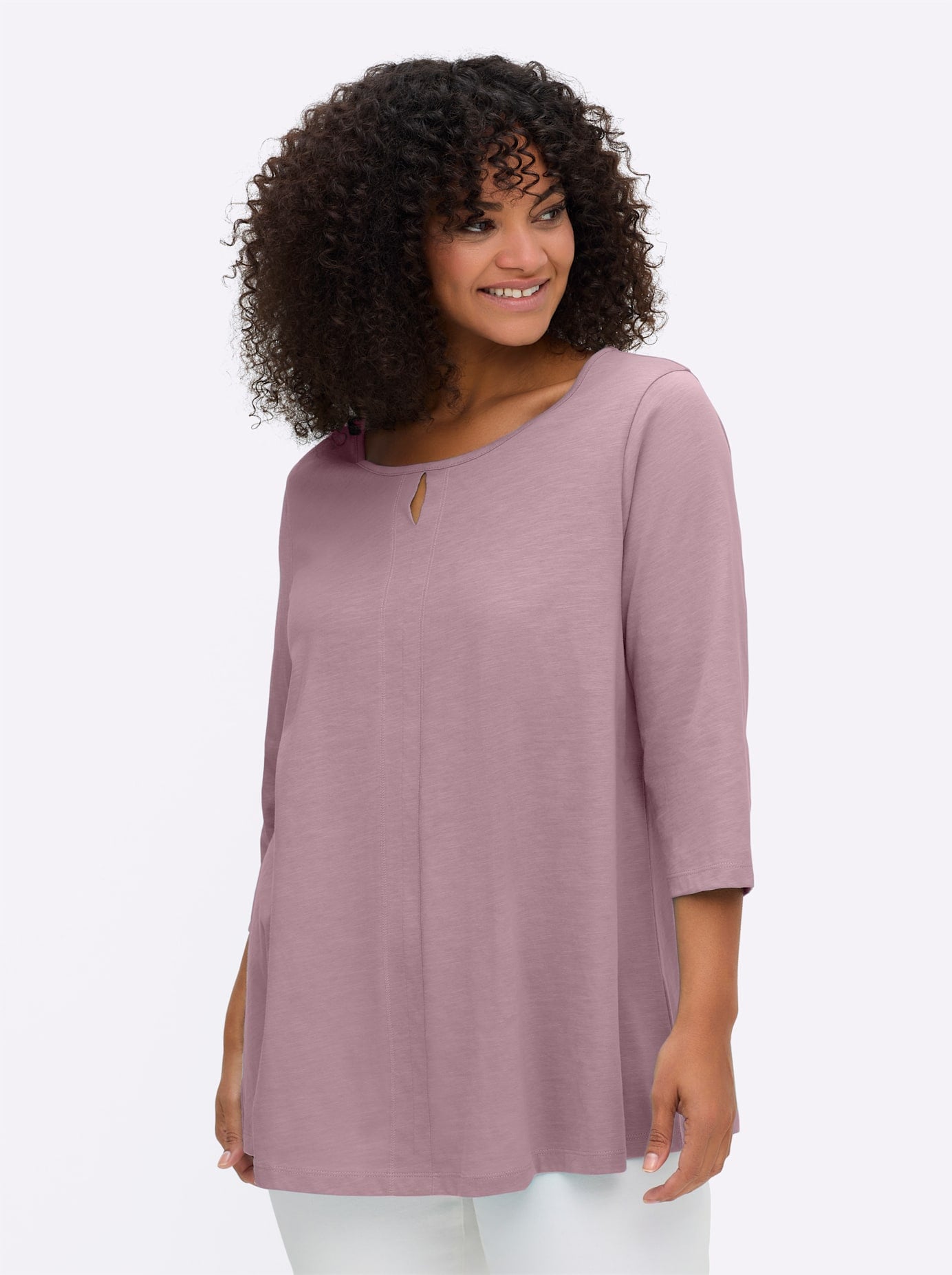 Sheego 3/4-Arm-Shirt "3/4-Arm-Shirt" 1