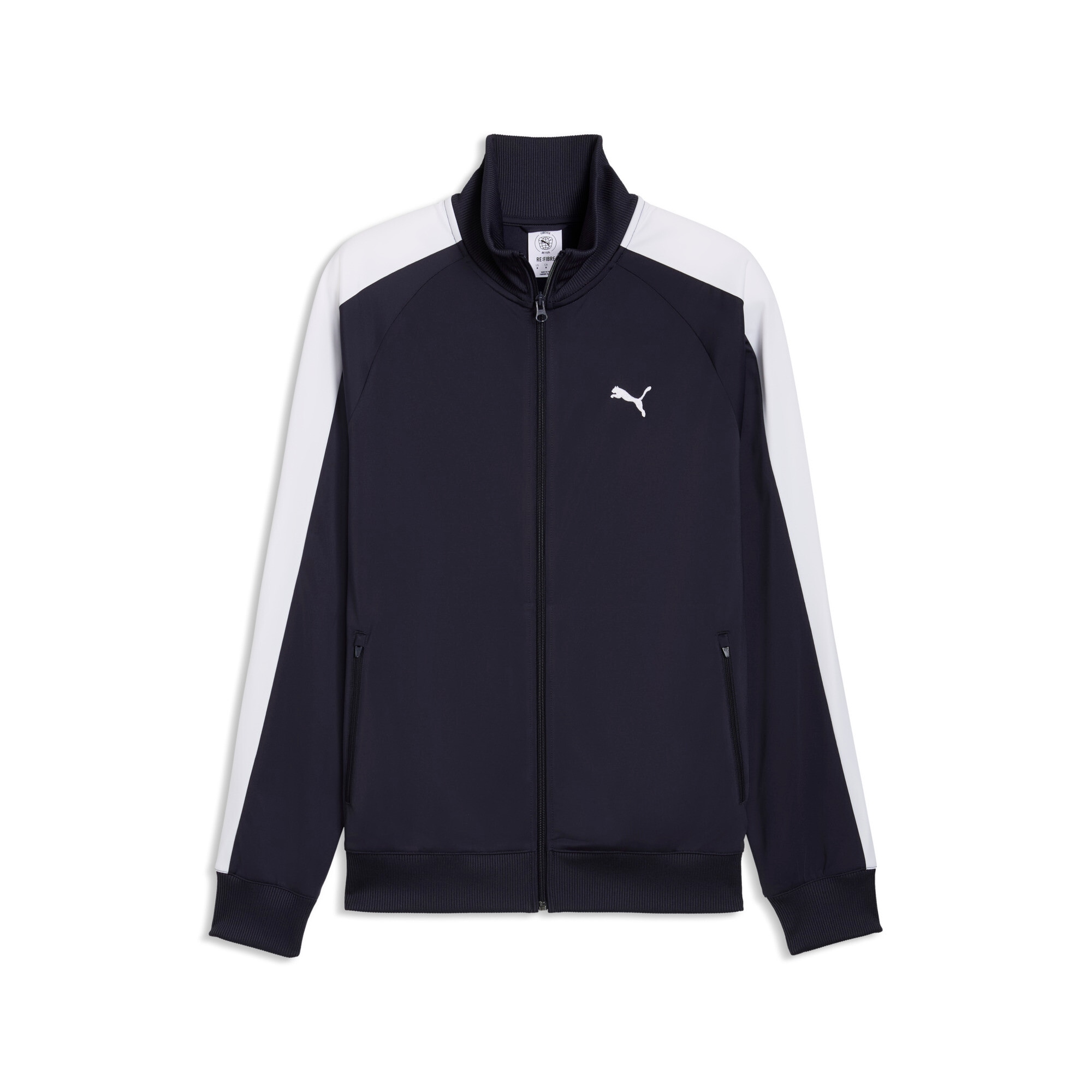 PUMA Trainingsjacke "T7 FOUNDATION POLY TRACK JACKET" ohne Kapuze mit Stehk günstig online kaufen