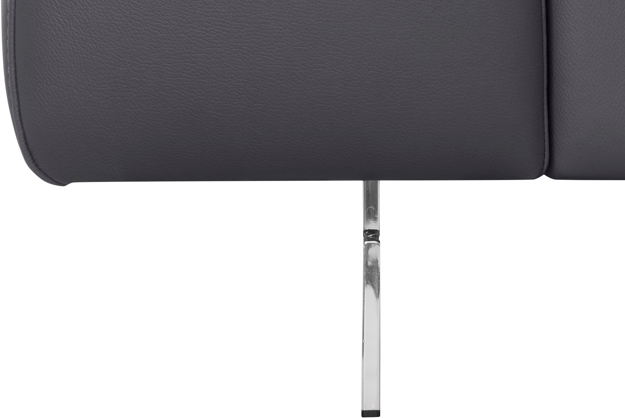 COTTA 2-Sitzer »Chef«, Big-Sofa mit Kopfteilverstellung, edle Metallkufen