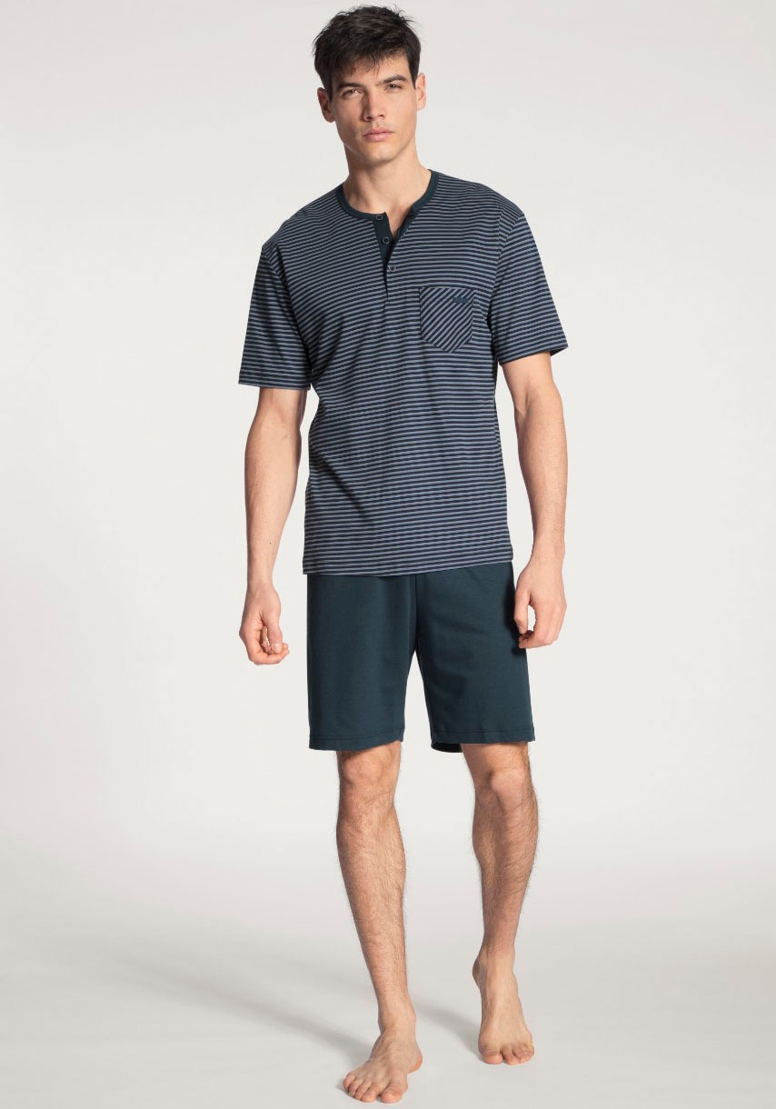 CALIDA Shorty "Relax Streamline" 2 Stk. tlg., mit Knopfleiste günstig online kaufen