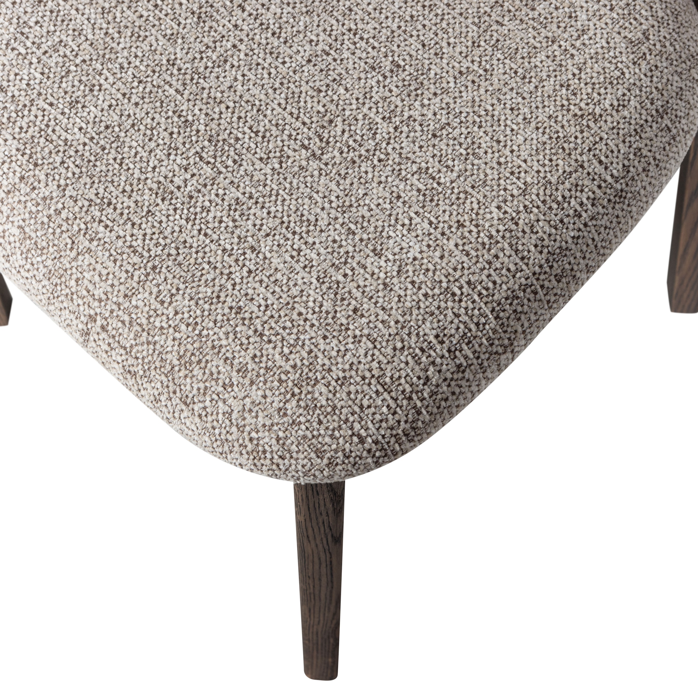 WOOOD Esszimmerstuhl »UDAR ESSZIMMERSTUHL MIT HOLZRAHMEN BRAUN - 2ER SET« (Set) 2 Stk.Der WOOOD Udar Stuhl vereint gewebt, Eiche & modernes Design.