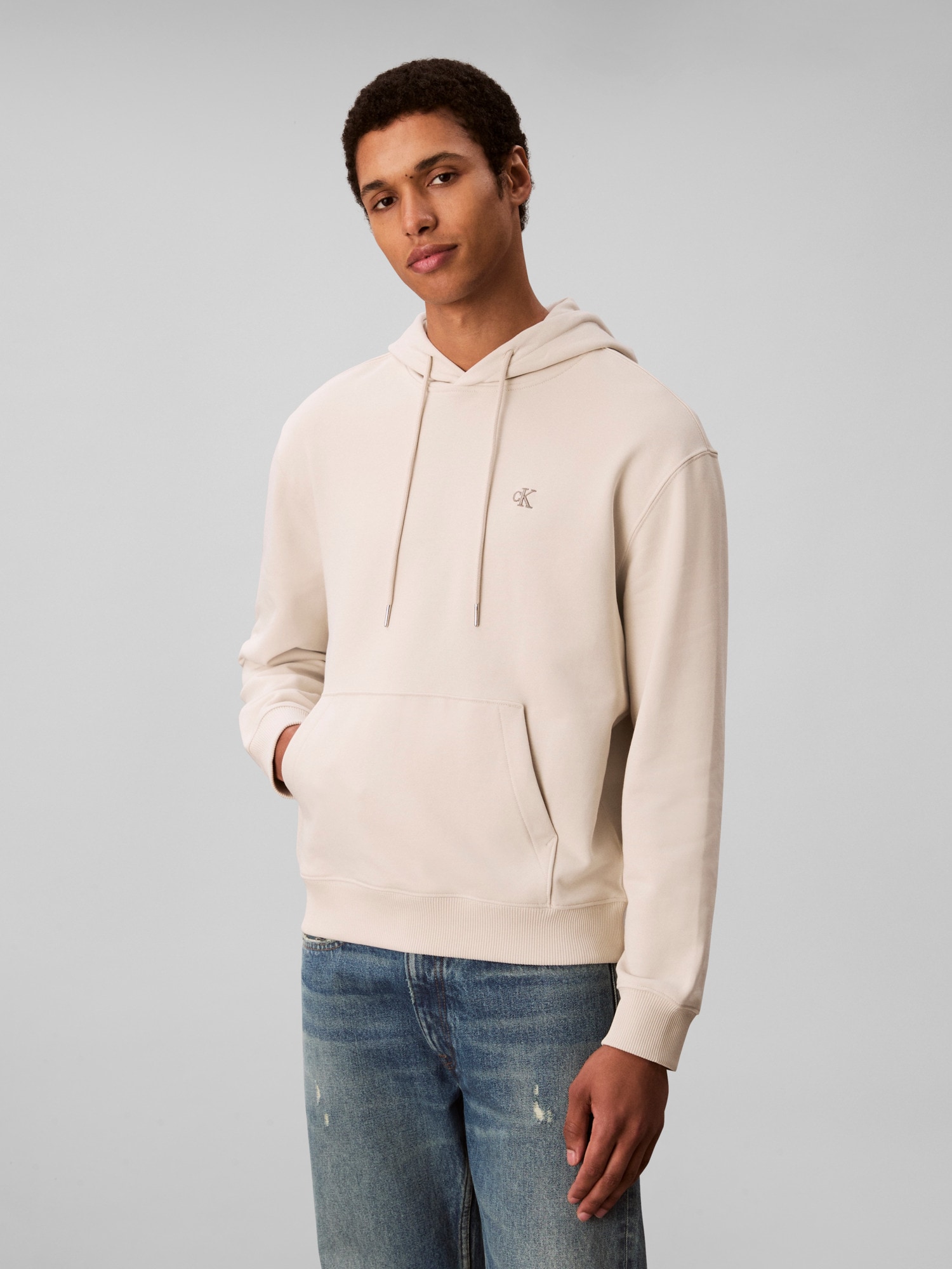 Calvin Klein Jeans Sweatshirt "MONOGRAM HOODIE", regular fit, Kapuze, Logos günstig online kaufen