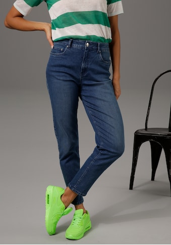 Aniston CASUAL Mom-Jeans, mit dezentem Used-Look - NEUE KOLLEKTION kaufen
