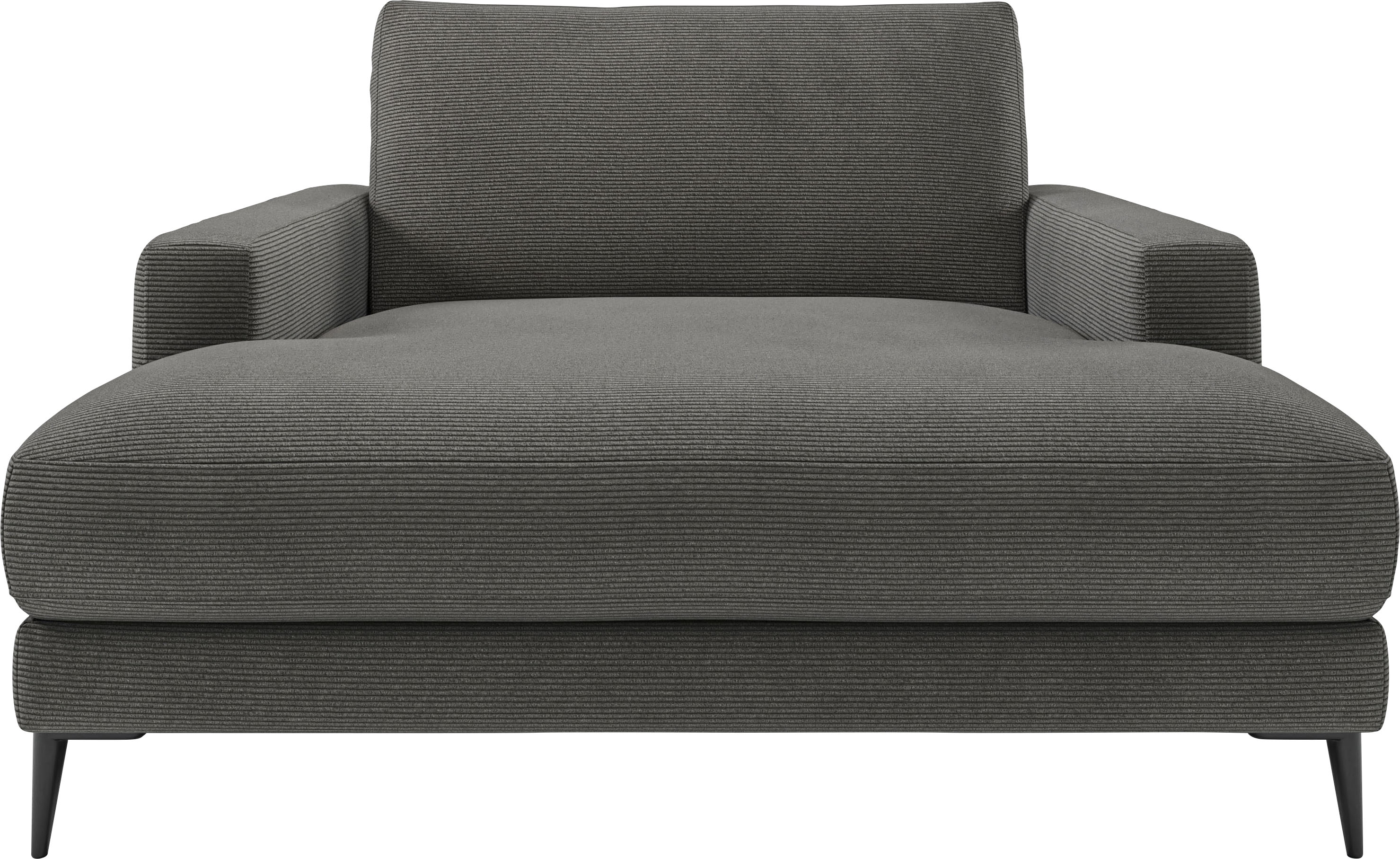 Home affaire Chaiselongue "Downtown Loungemöbel zum Relaxen, B/T/H: 132/170/84 cm" auch in Bouclé, Cord und Easy care - leicht mir Wasser zu reinigen