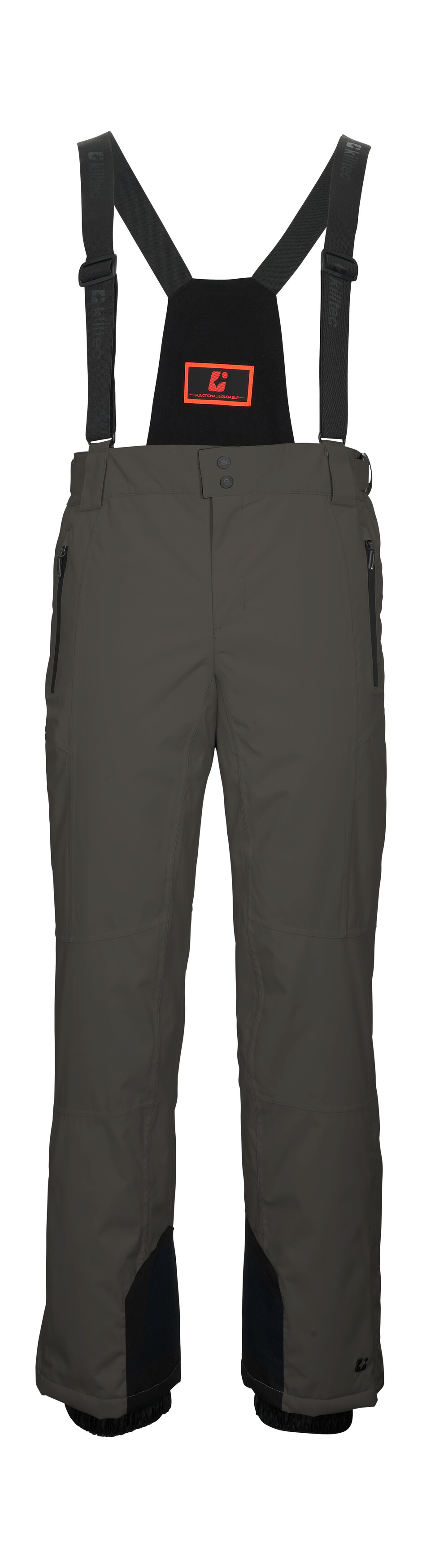 Killtec Skihose "KSW 100 MN SKI PNTS" Wind- und wasserdichte Skihose mit anpassbaren Trägern
