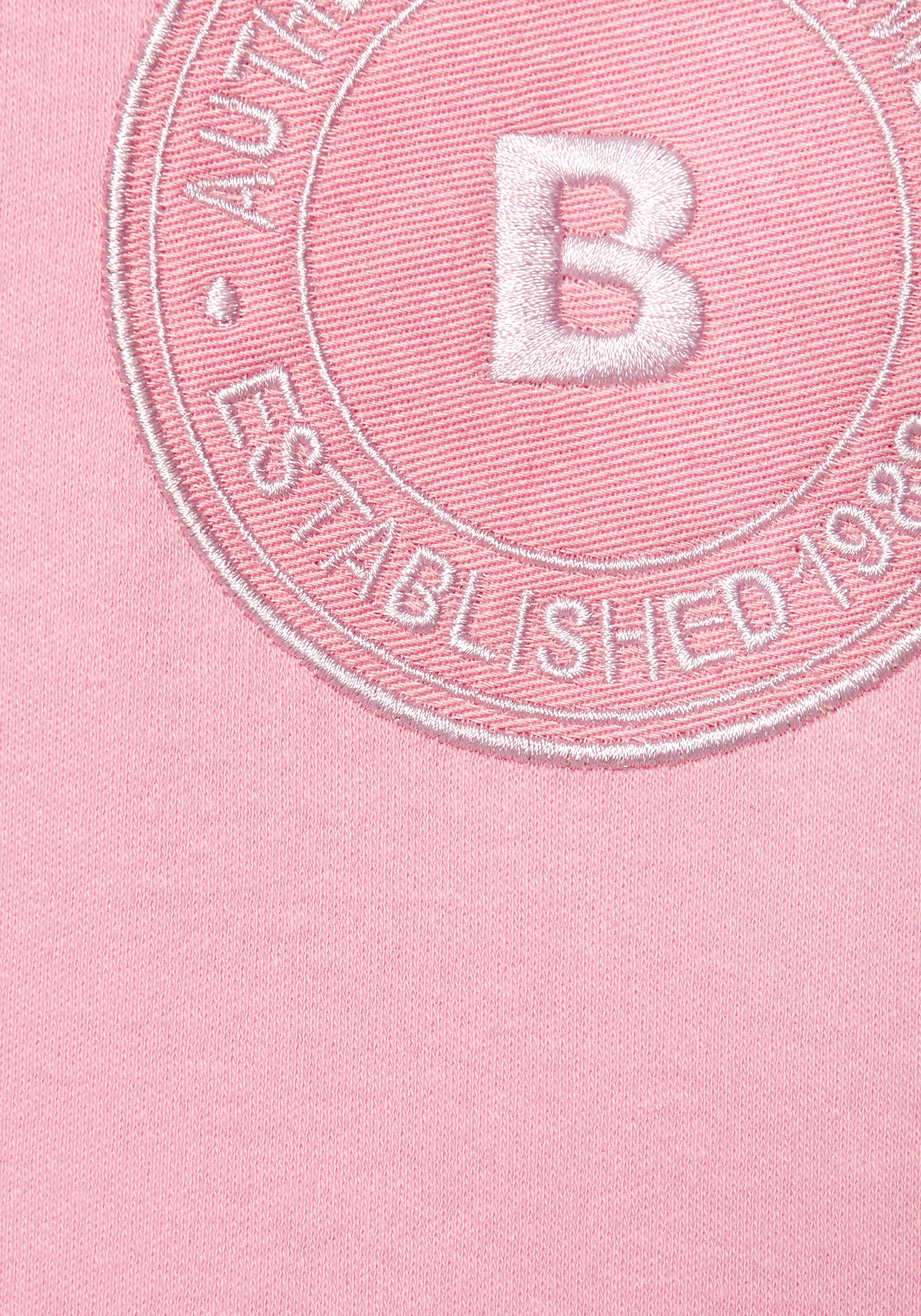 Bench. Loungewear Longsweatshirt mit aufwendiger Logo Applikation